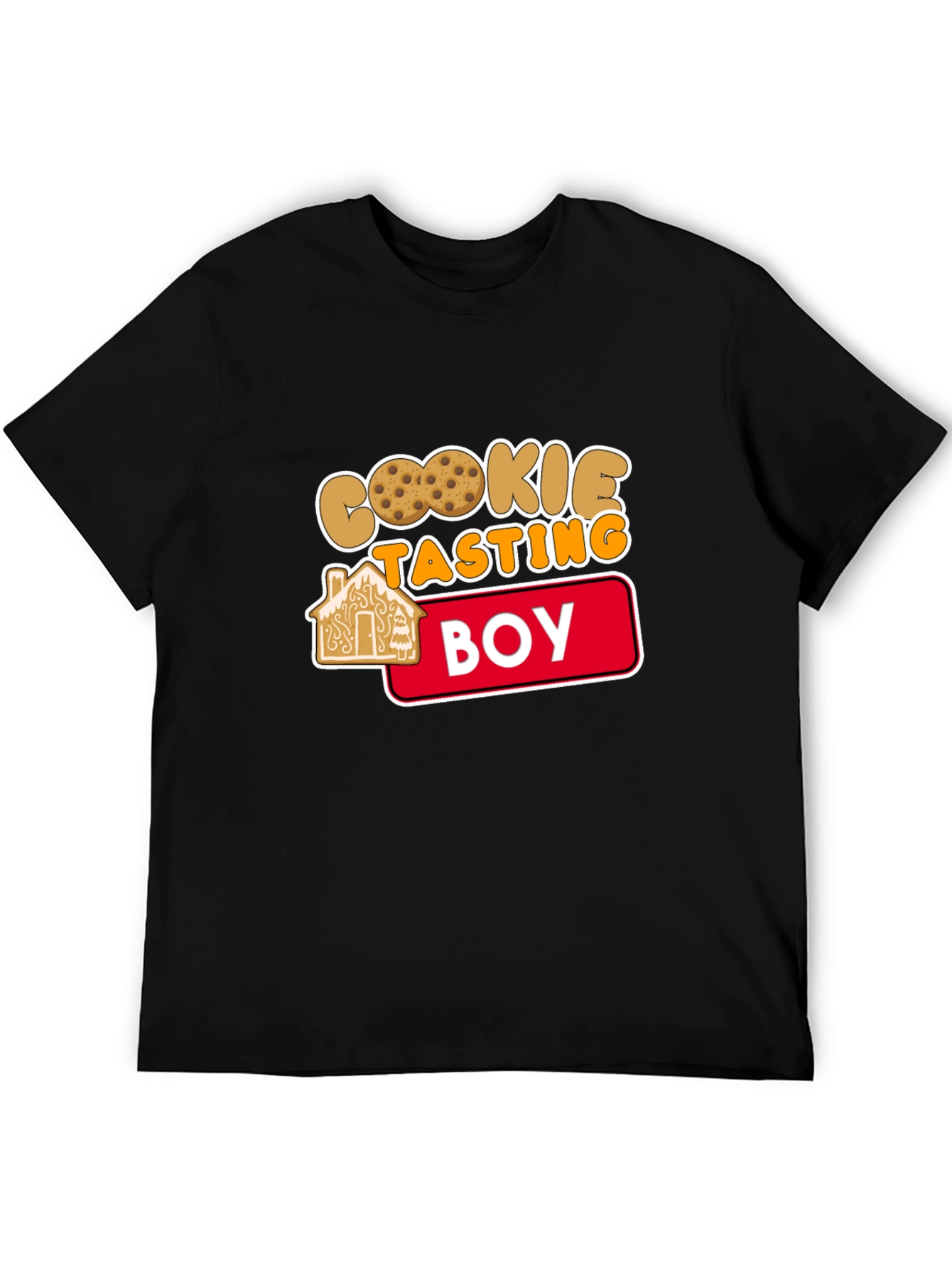 Cookie Tasting Boy T-Shirt - Festive Fun!