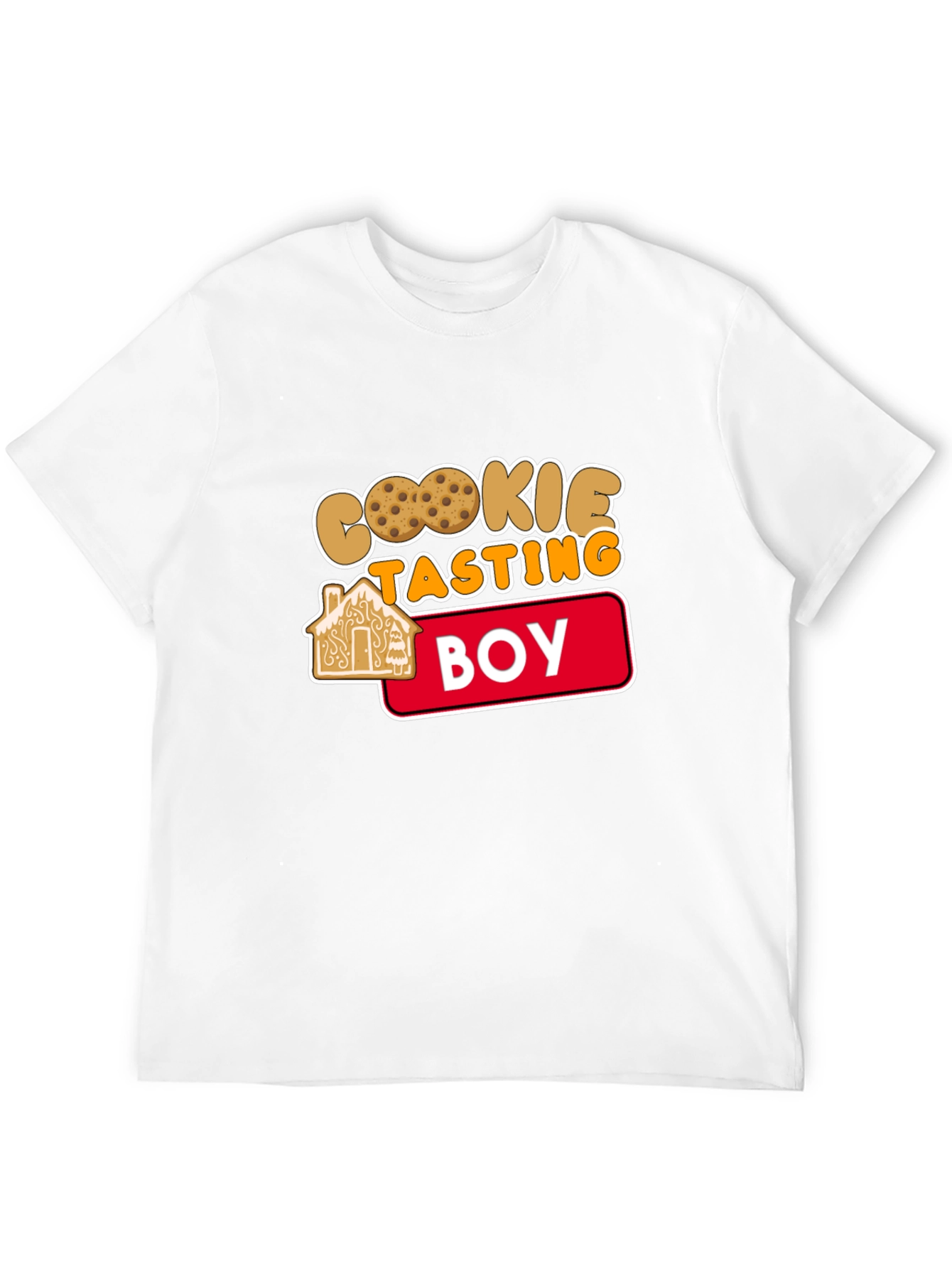 Cookie Tasting Boy T-Shirt - Festive Fun!