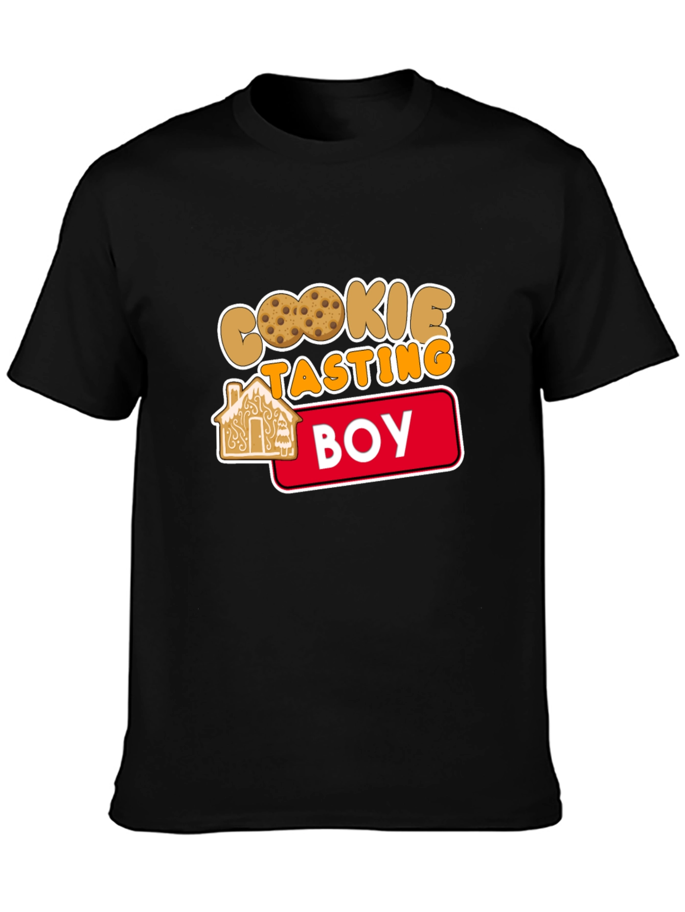 Cookie Tasting Boy T-Shirt - Festive Fun!