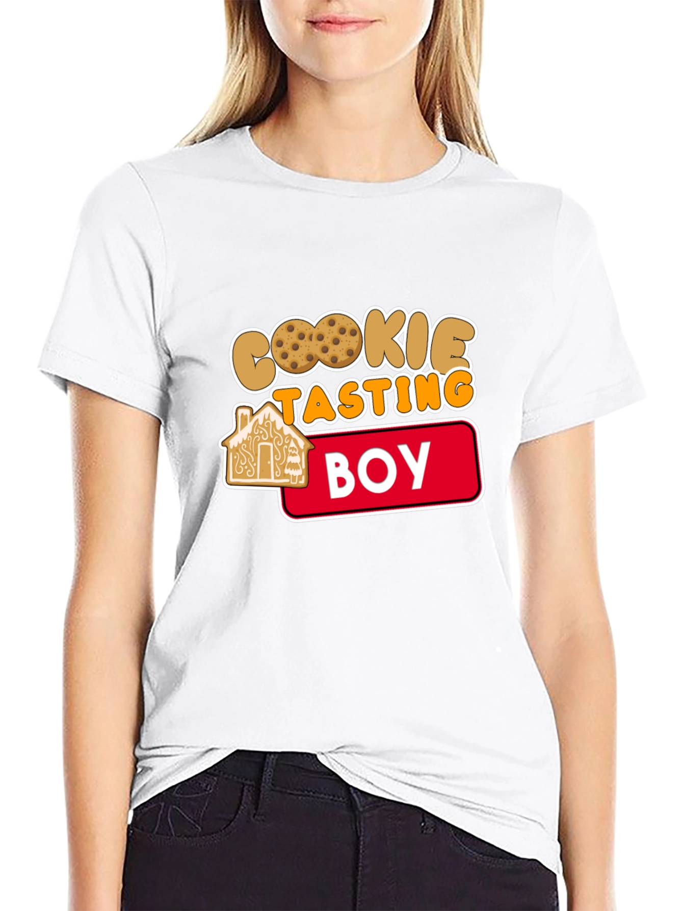 Cookie Tasting Boy T-Shirt - Festive Fun!