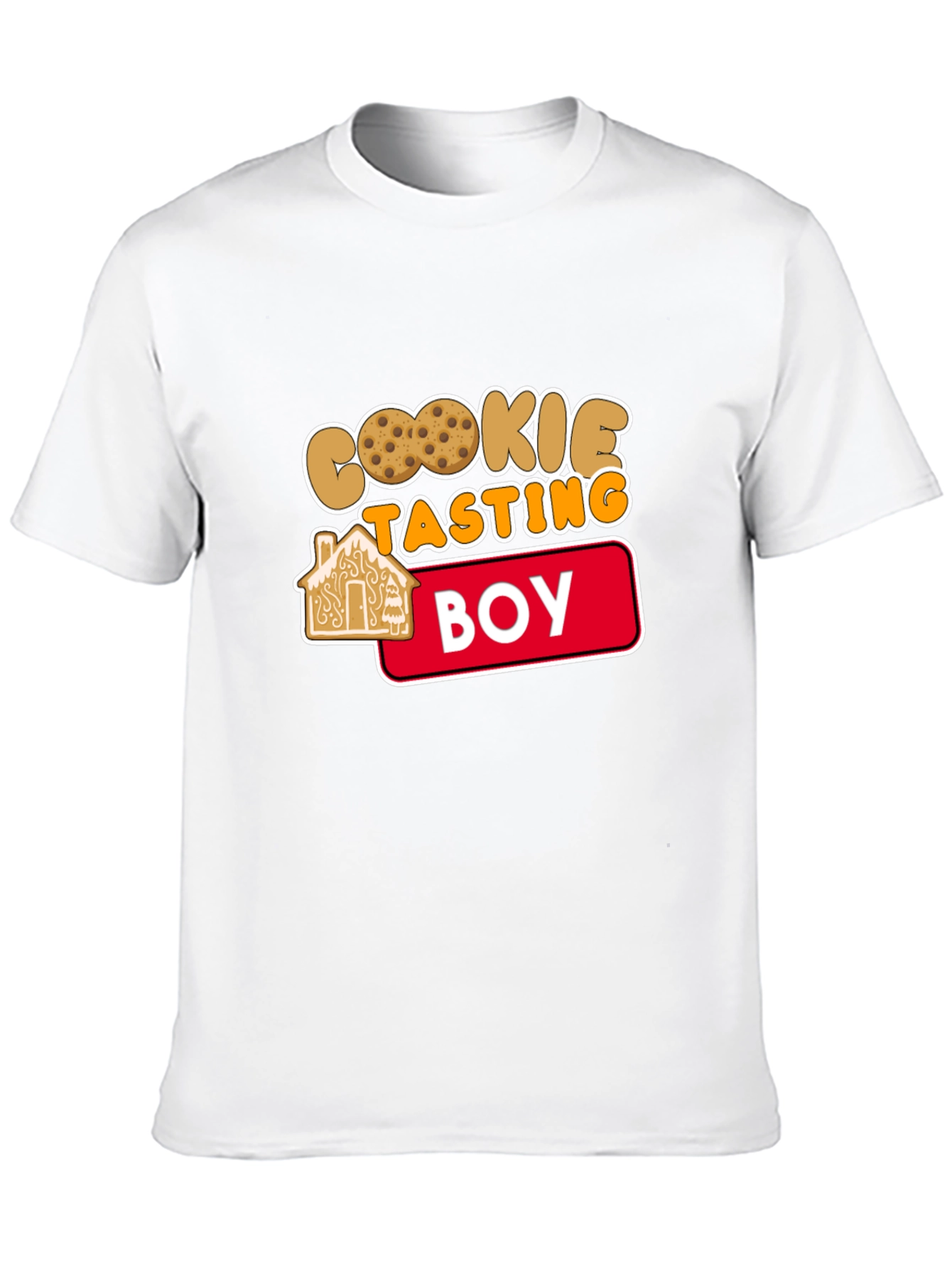 Cookie Tasting Boy T-Shirt - Festive Fun!