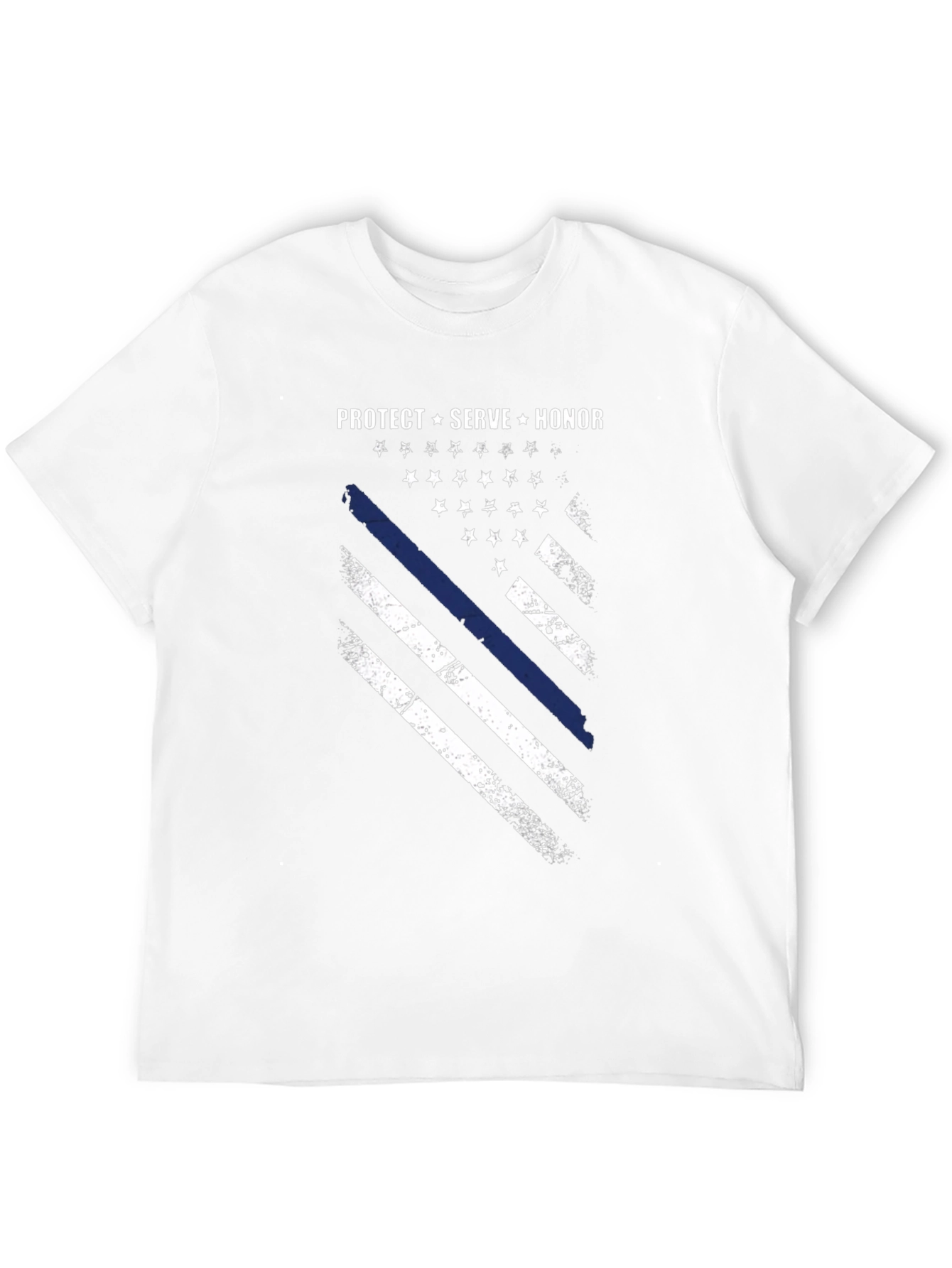 Protect Serve Honor Flag Graphic T-Shirt