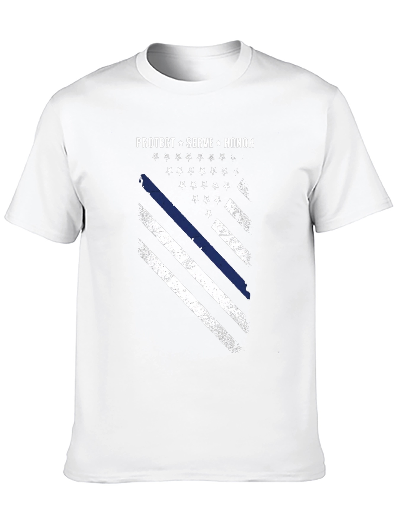 Protect Serve Honor Flag Graphic T-Shirt