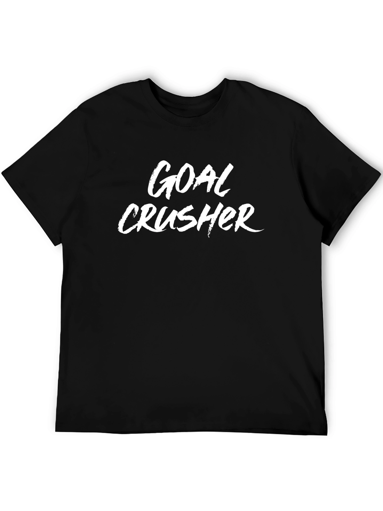 Goal Crusher Black T-Shirt - Motivational Tee