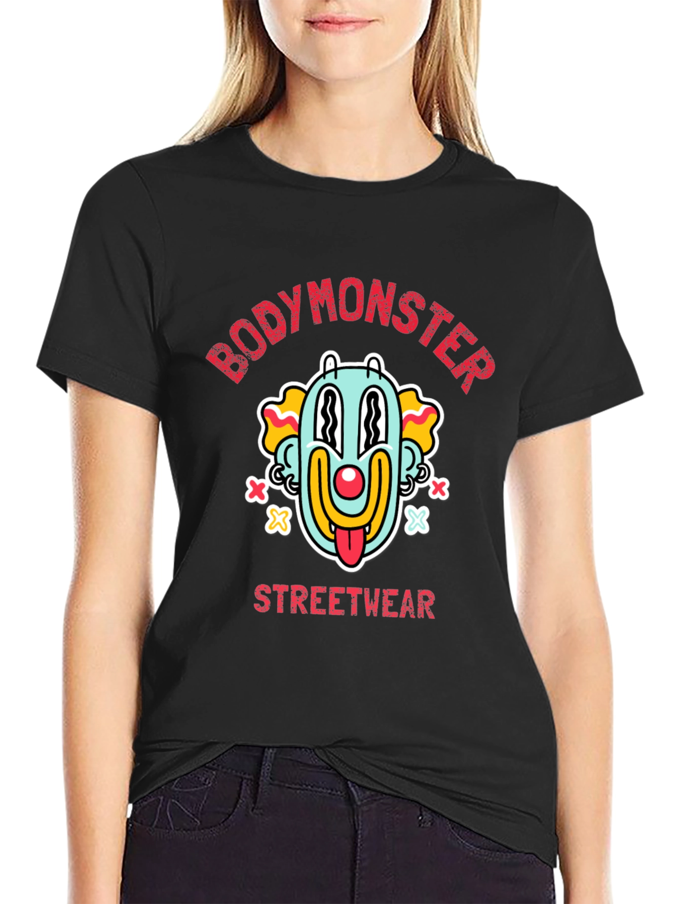 BodyMonster Streetwear Graphic Clown Tee