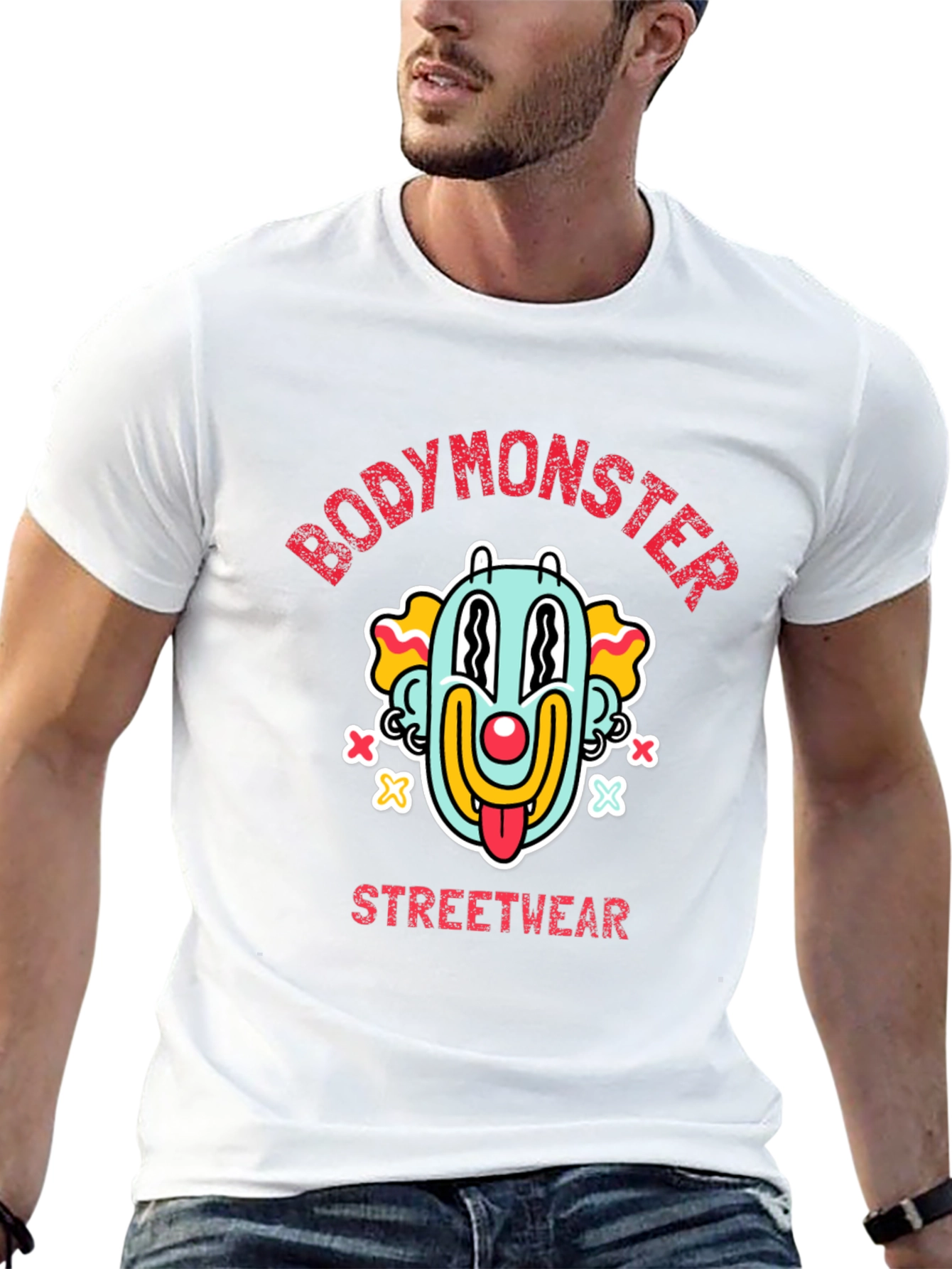 BodyMonster Streetwear Graphic Clown Tee