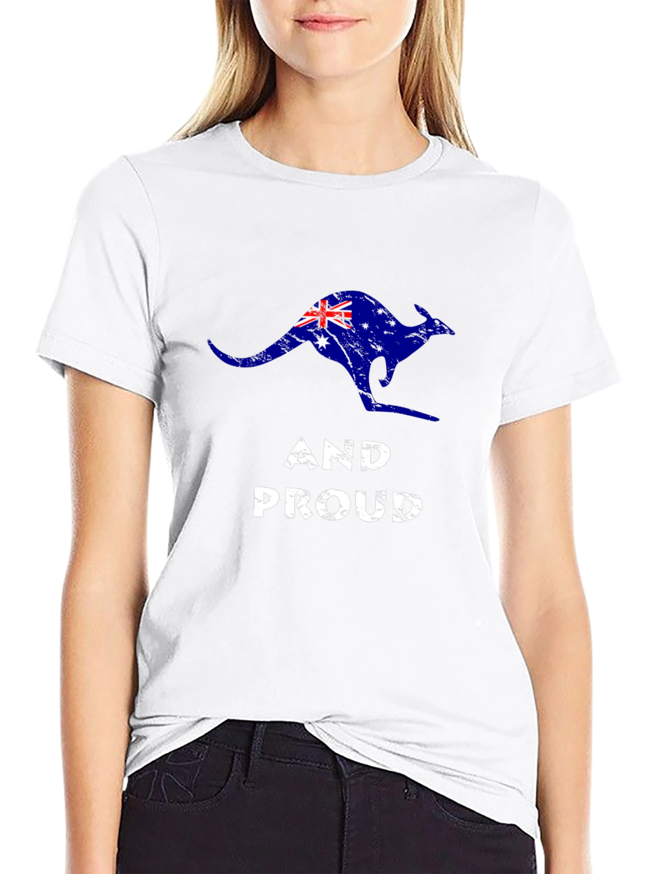 Australian Pride Kangaroo Graphic Tee