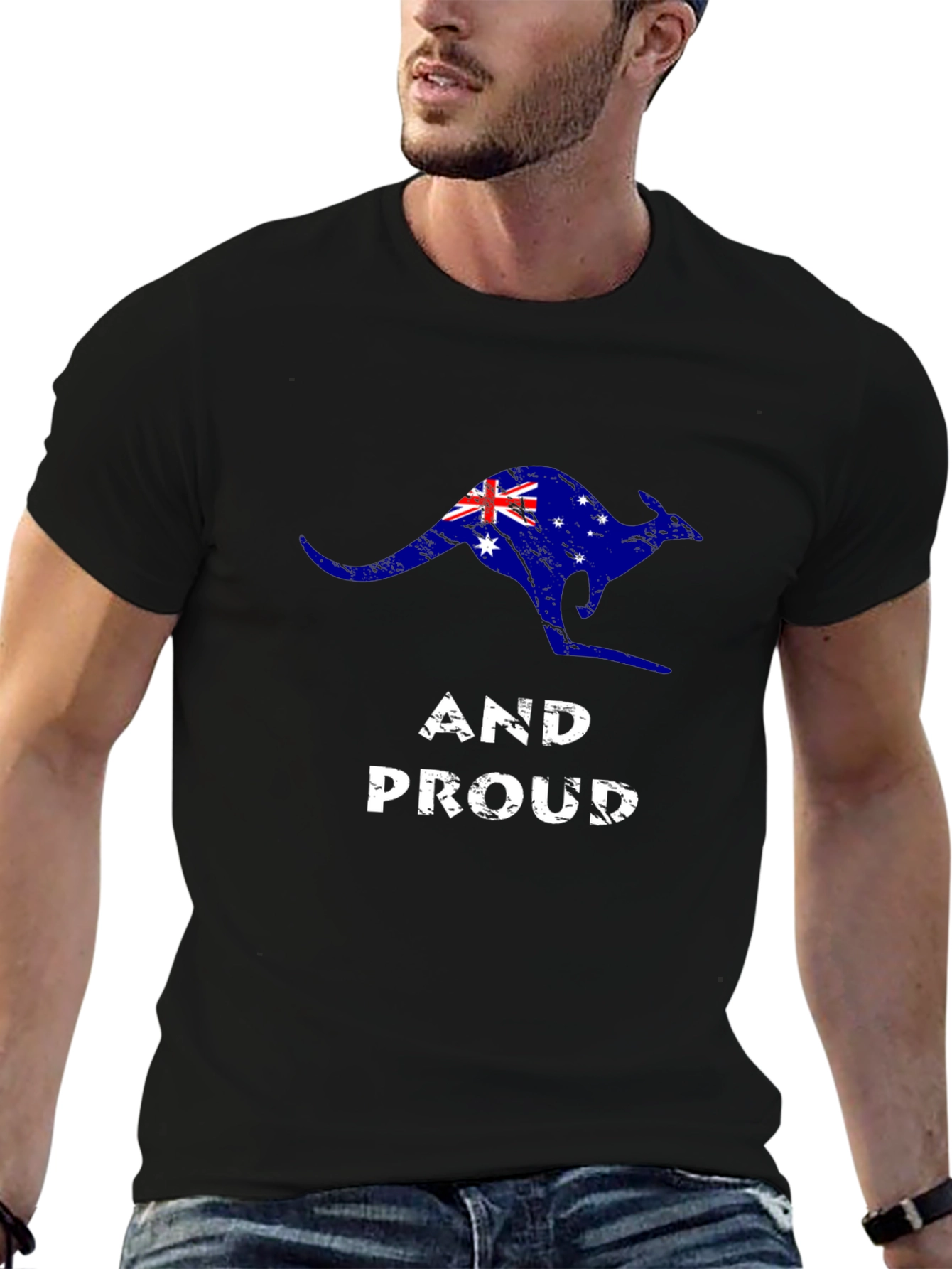 Australian Pride Kangaroo Graphic Tee
