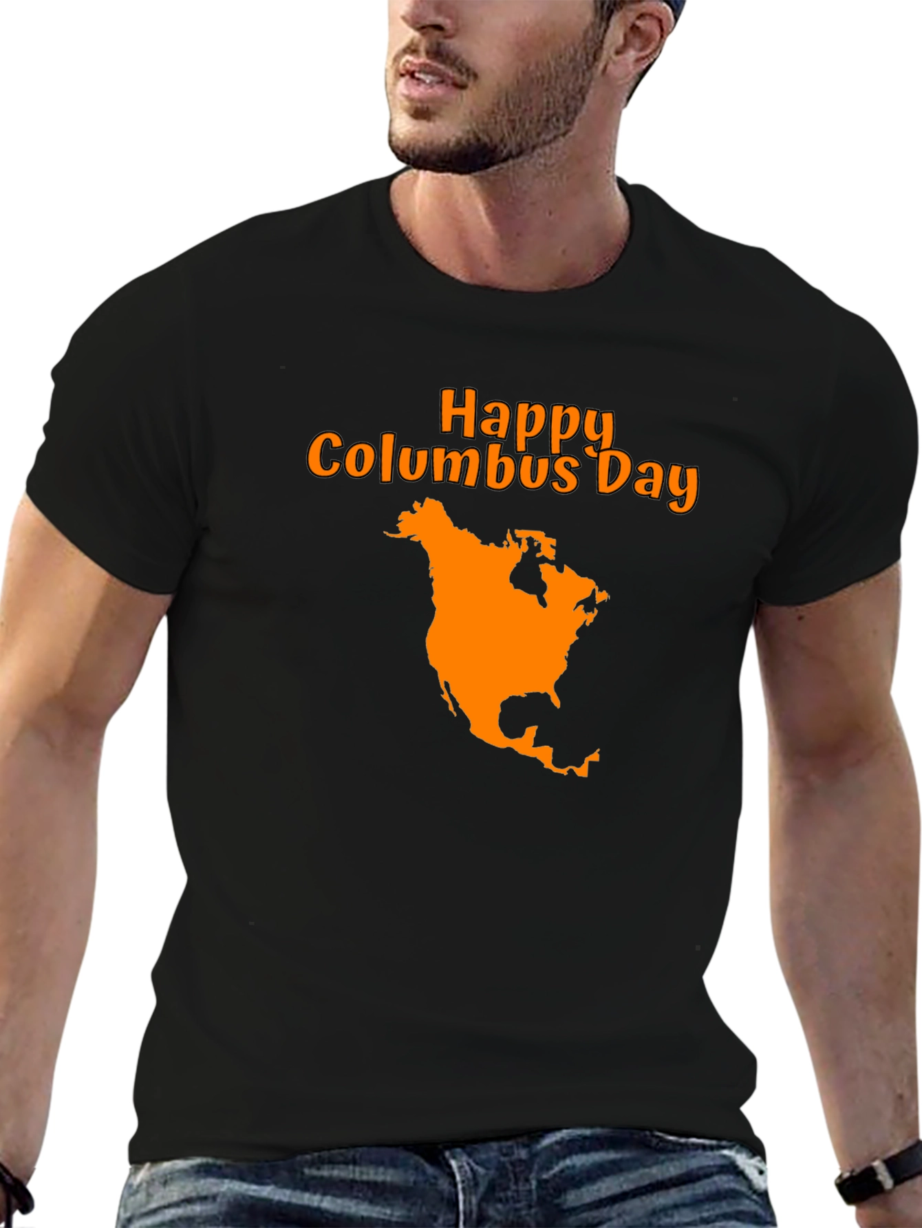 Happy Columbus Day Graphic T-Shirt