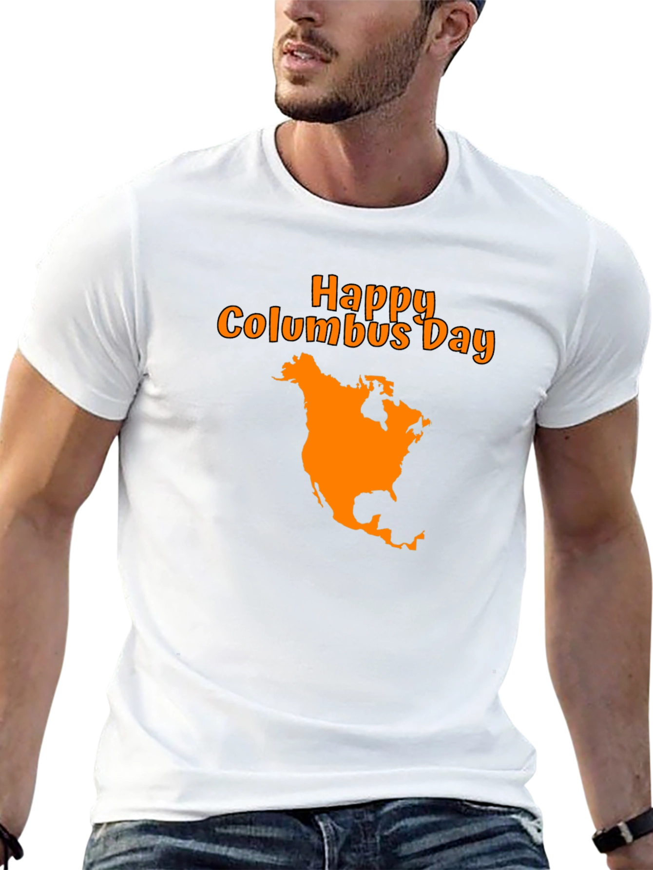 Happy Columbus Day Graphic T-Shirt