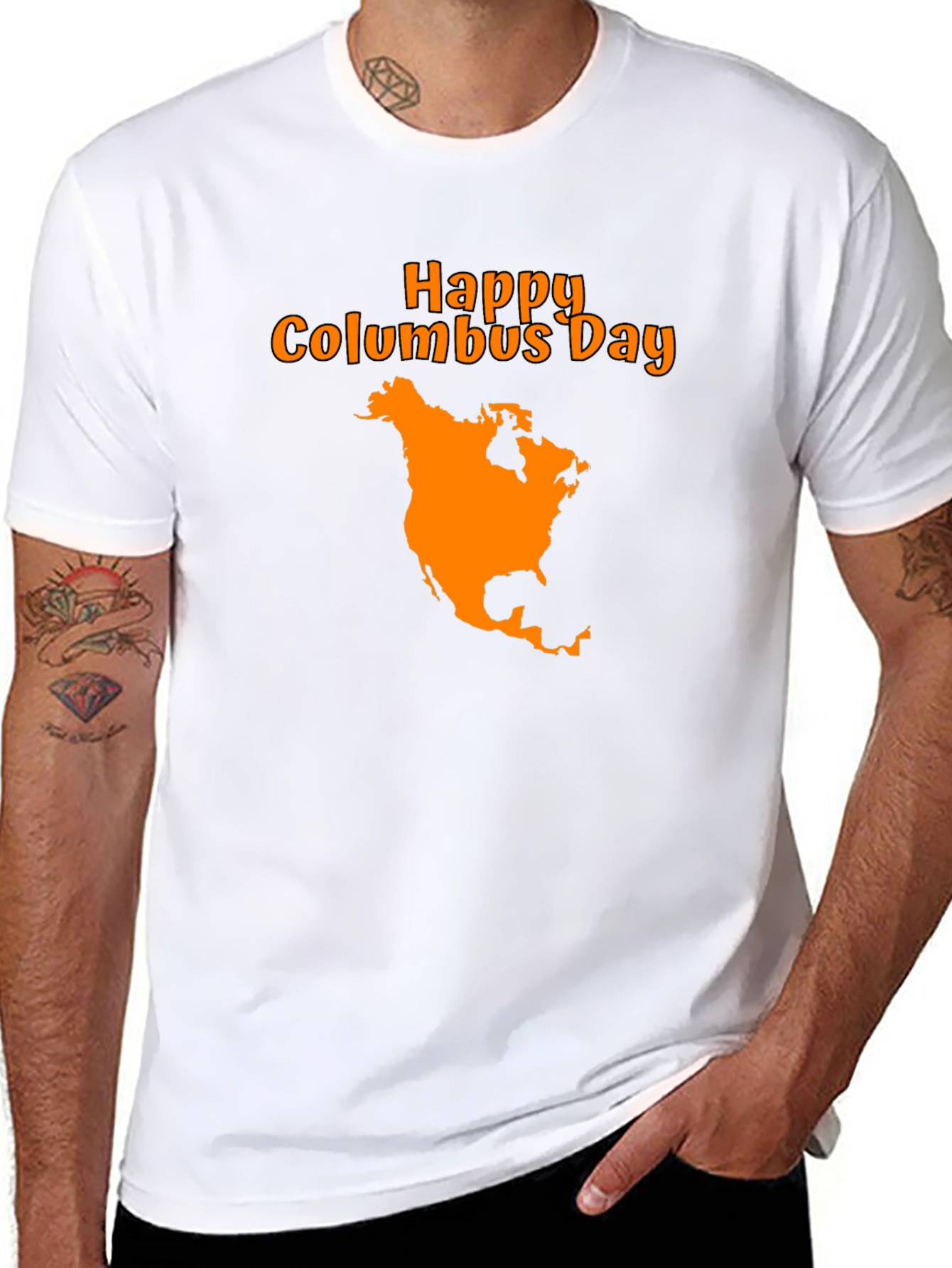Happy Columbus Day Graphic T-Shirt