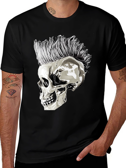 Punk Skull T-Shirt - Edgy Graphic Tee