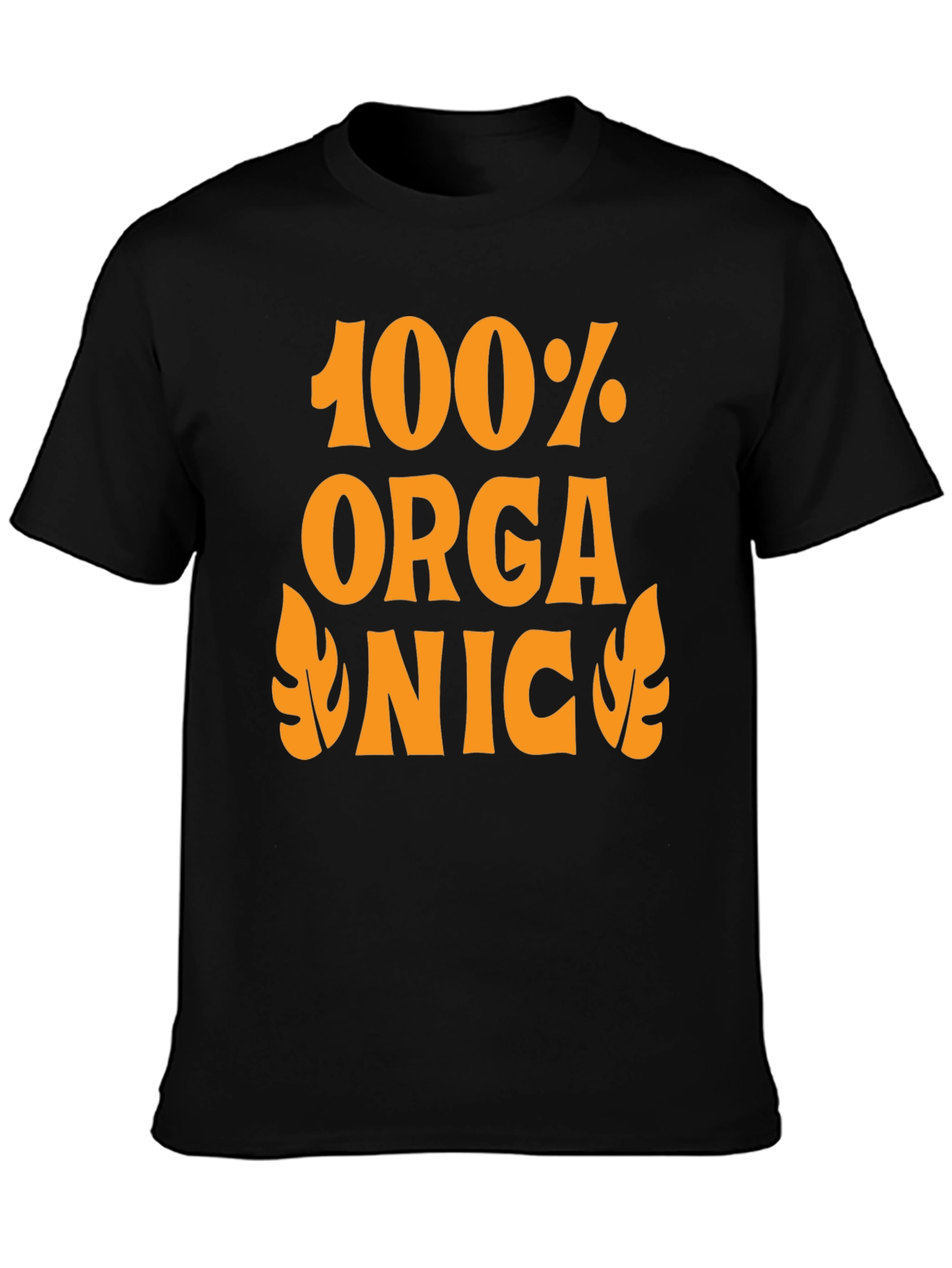 100% Organic Graphic Tee - Retro Style