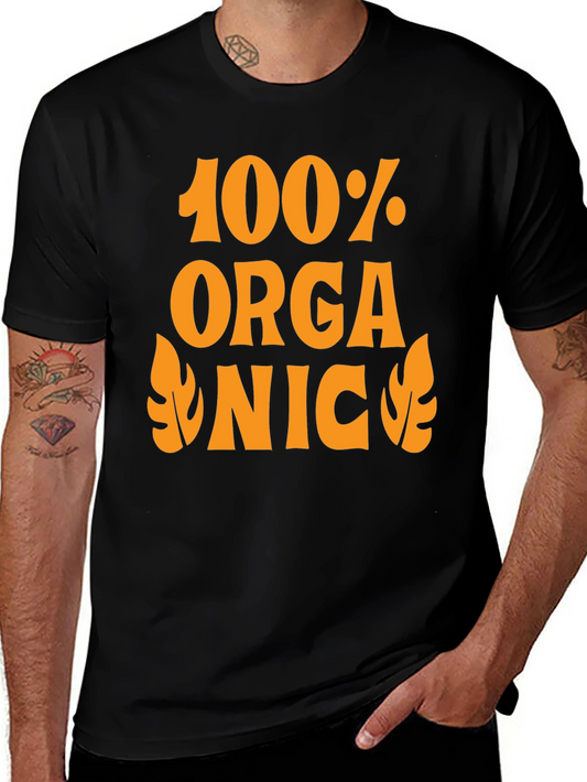 100% Organic Graphic Tee - Retro Style