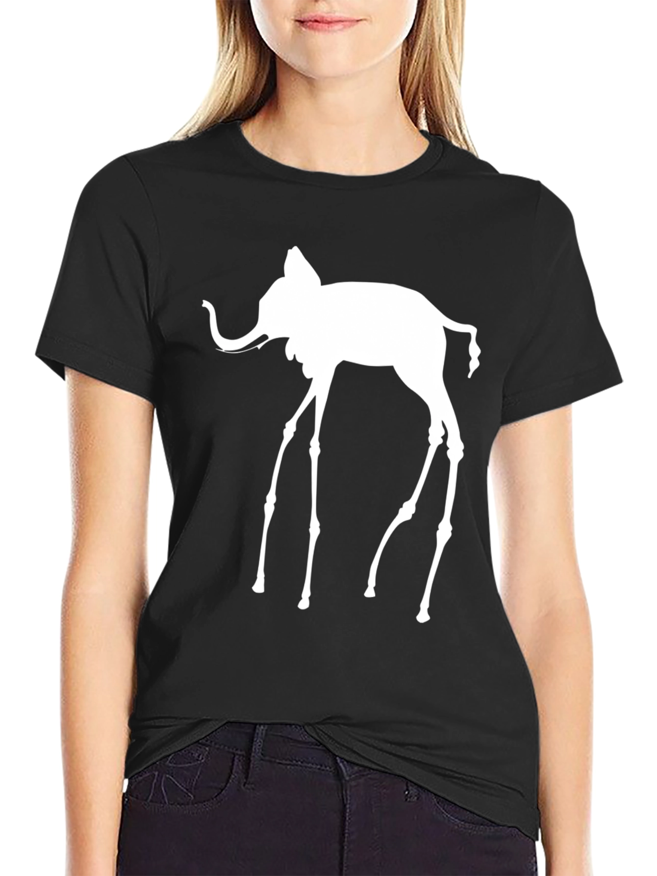Surreal Elephant T-Shirt - Modern Graphic Tee