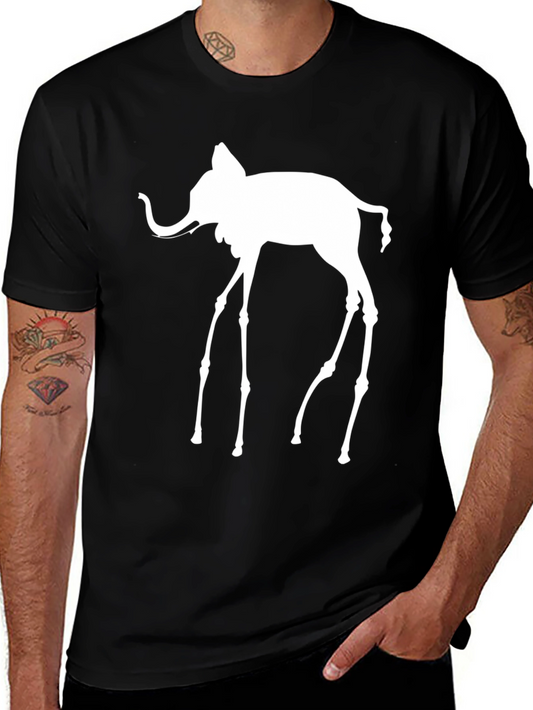 Surreal Elephant T-Shirt - Modern Graphic Tee