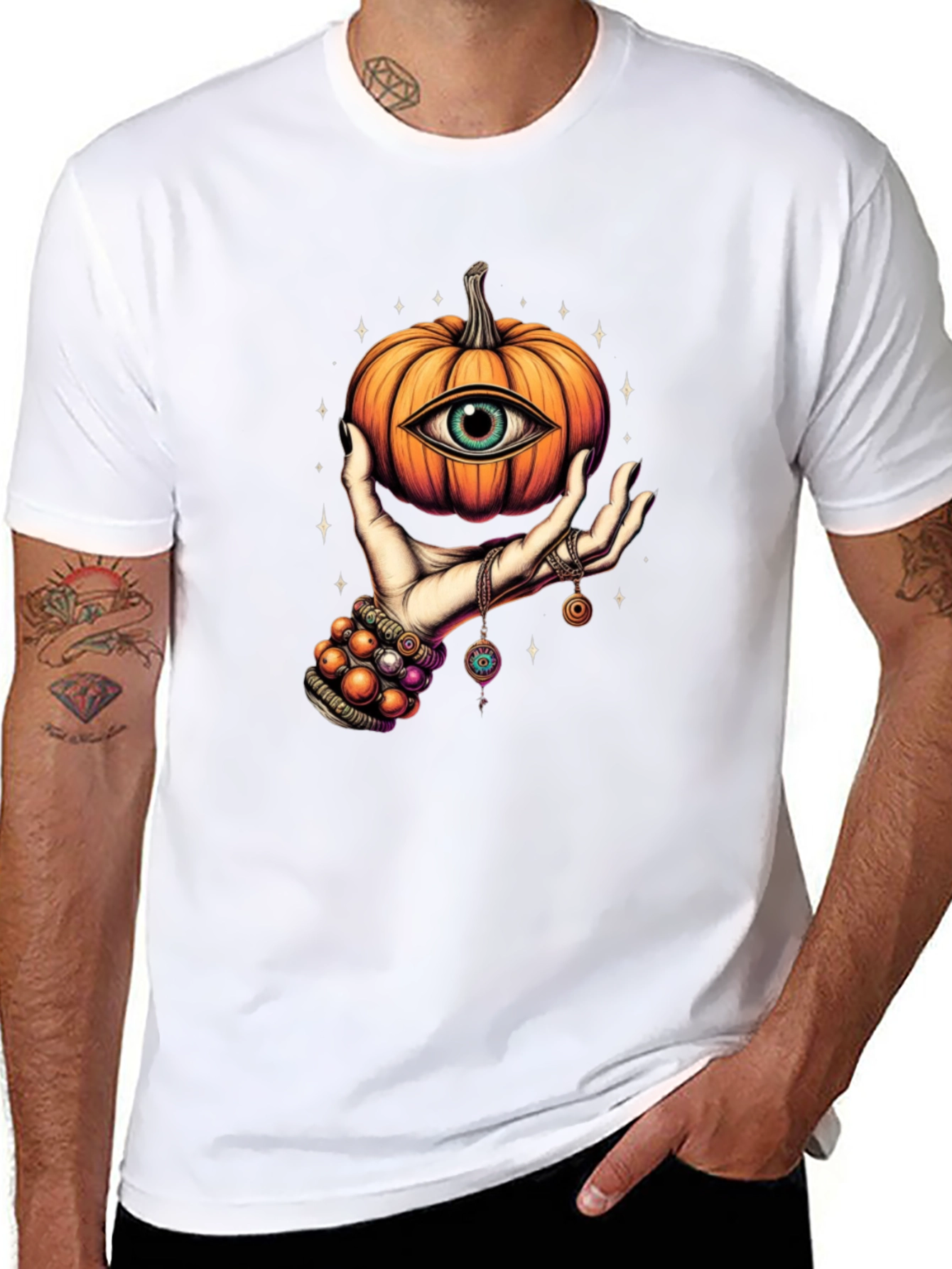 Mystic Pumpkin Eye Graphic Tee