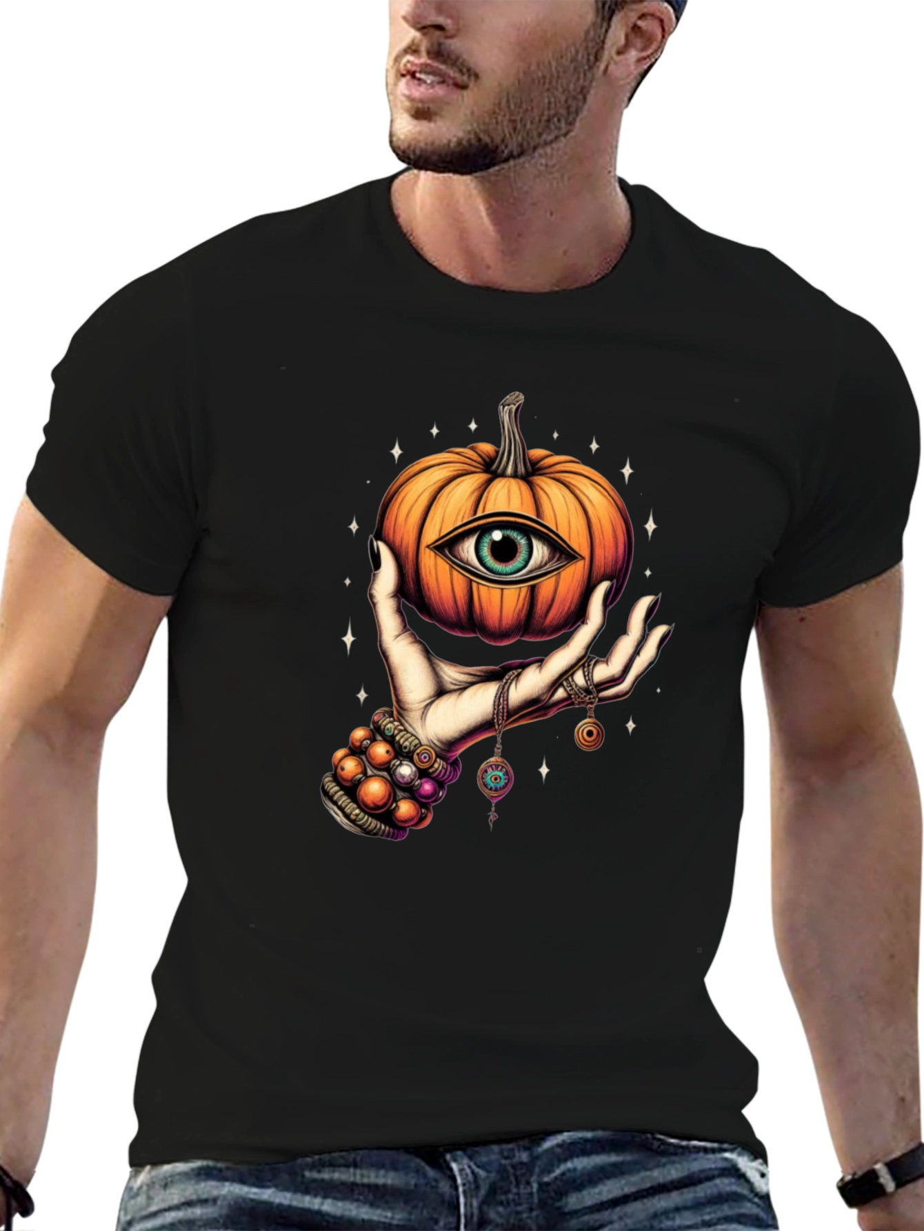 Mystic Pumpkin Eye Graphic Tee