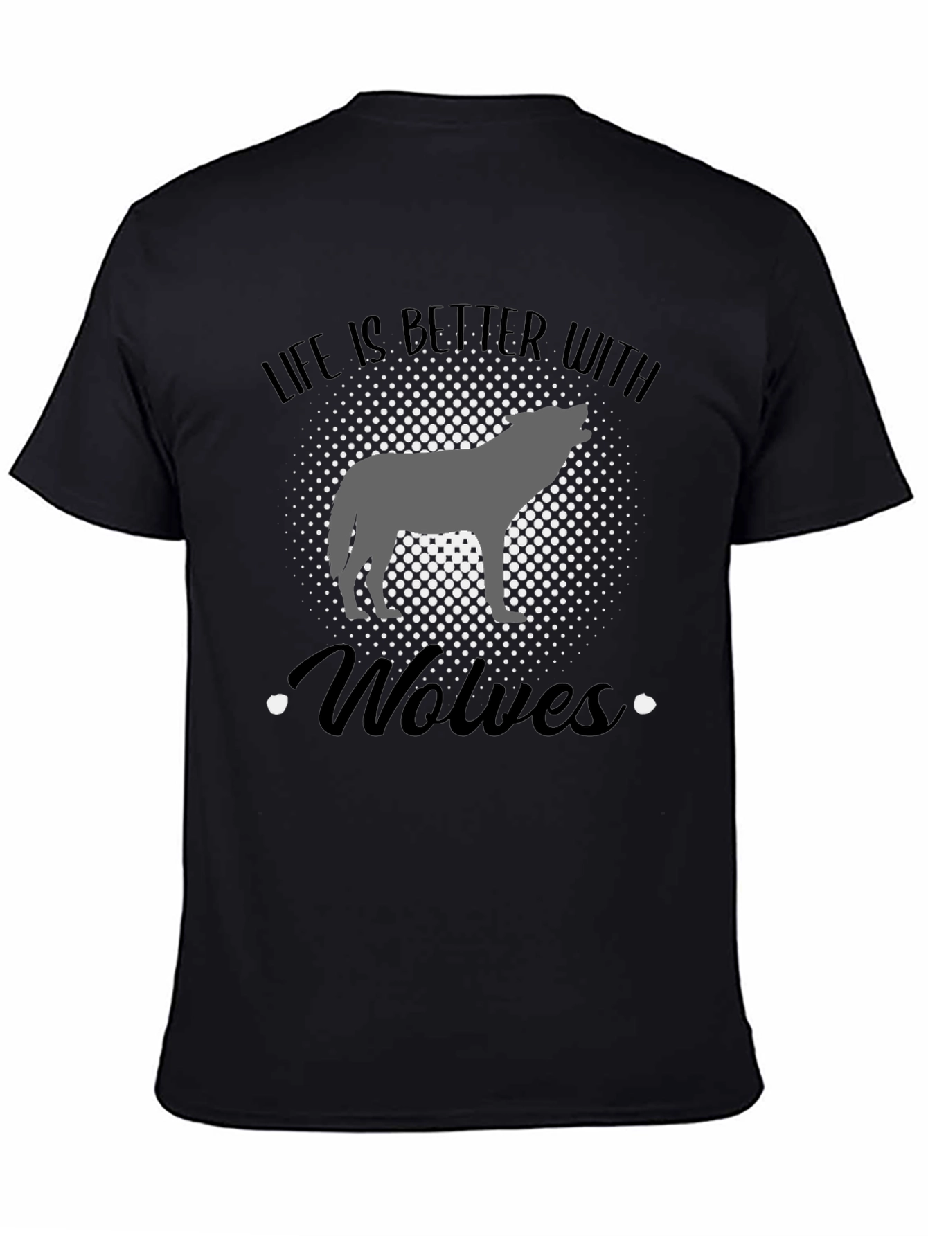 Life is Better with Wolves Graphic Tee