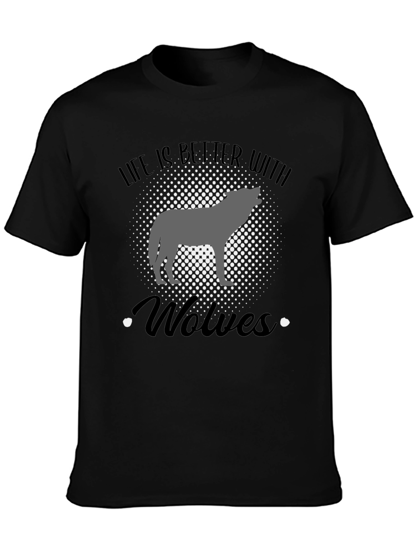 Life is Better with Wolves Graphic Tee