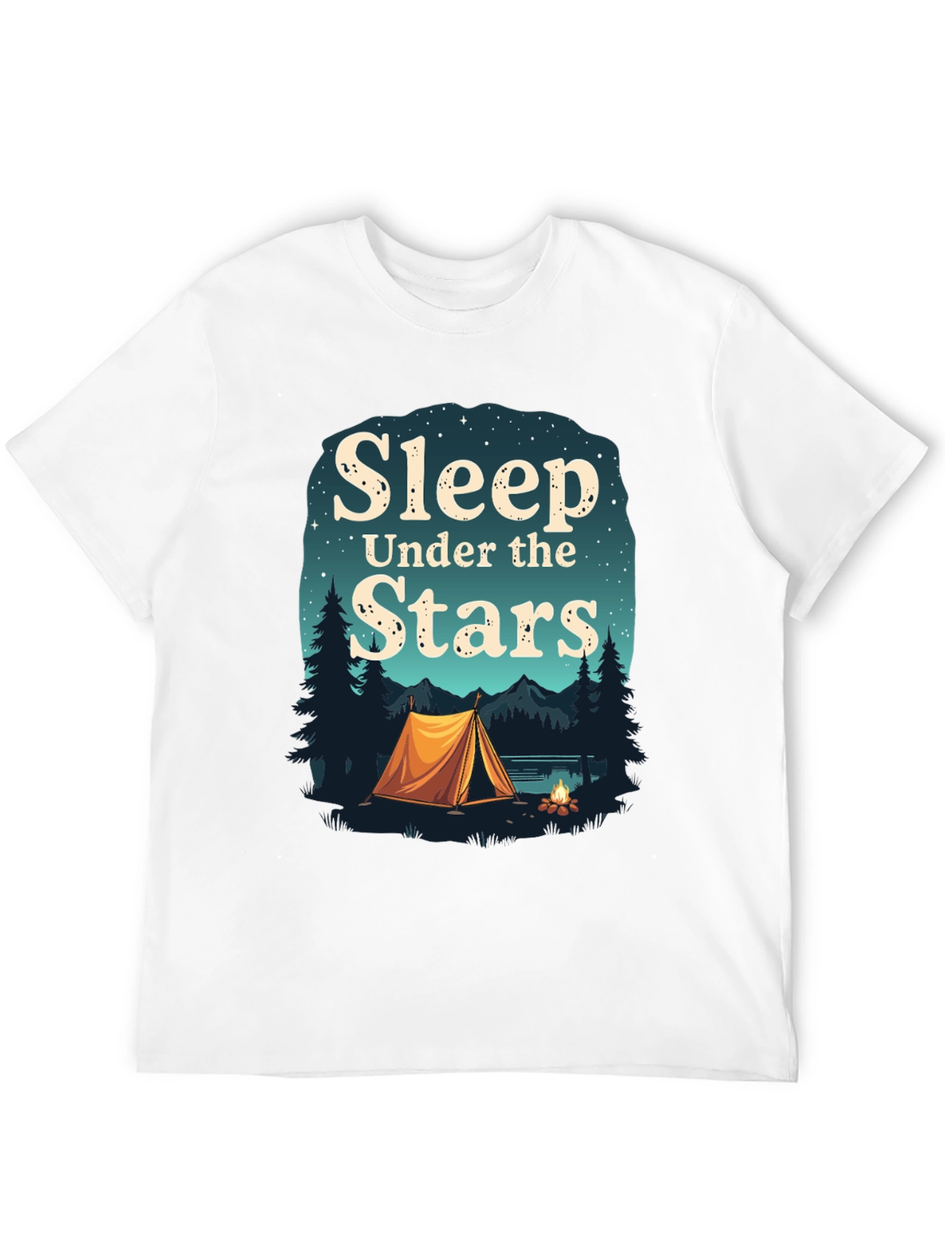 Sleep Under the Stars Graphic Tee Camping T-Shirt