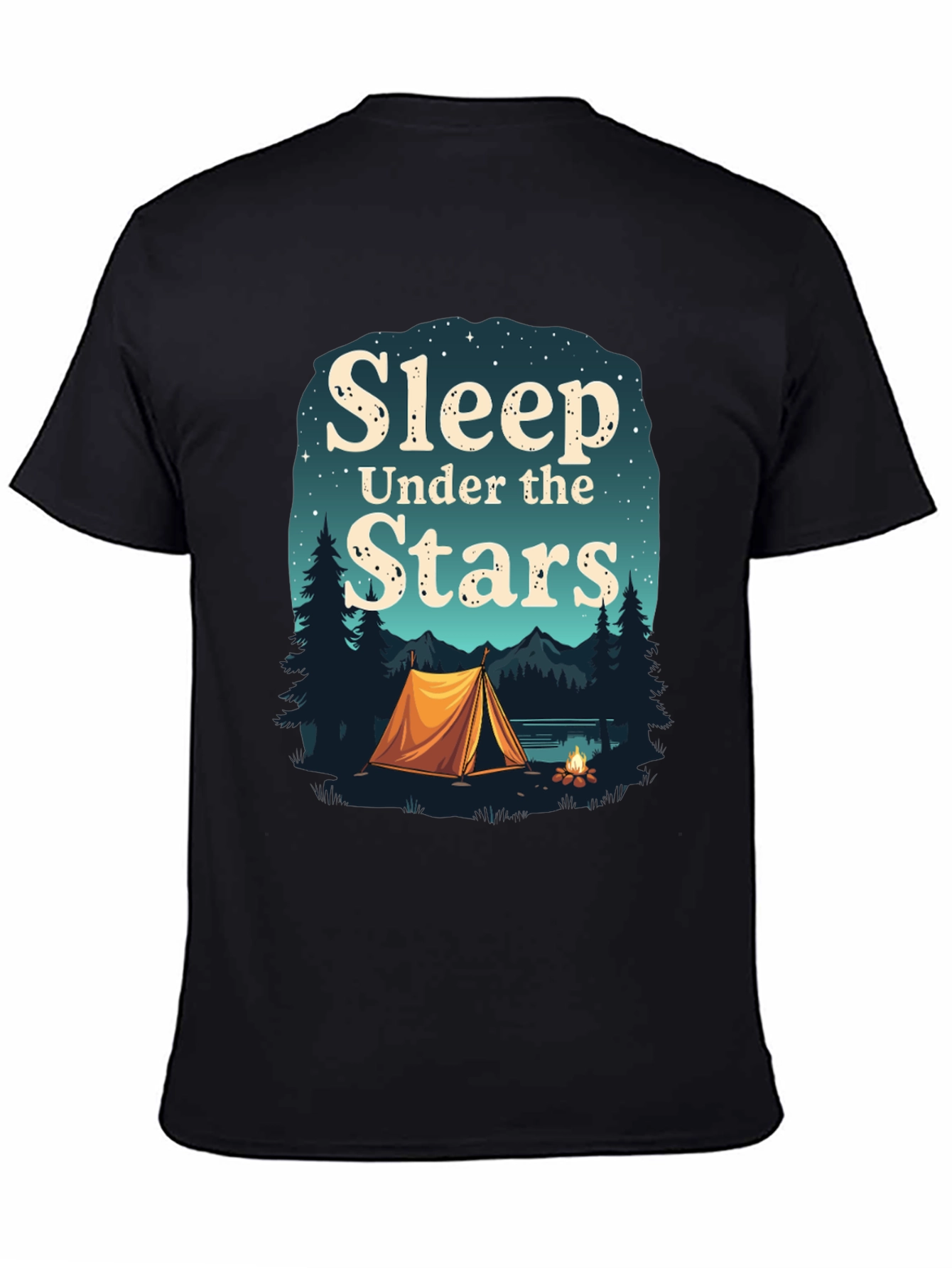 Sleep Under the Stars Graphic Tee Camping T-Shirt