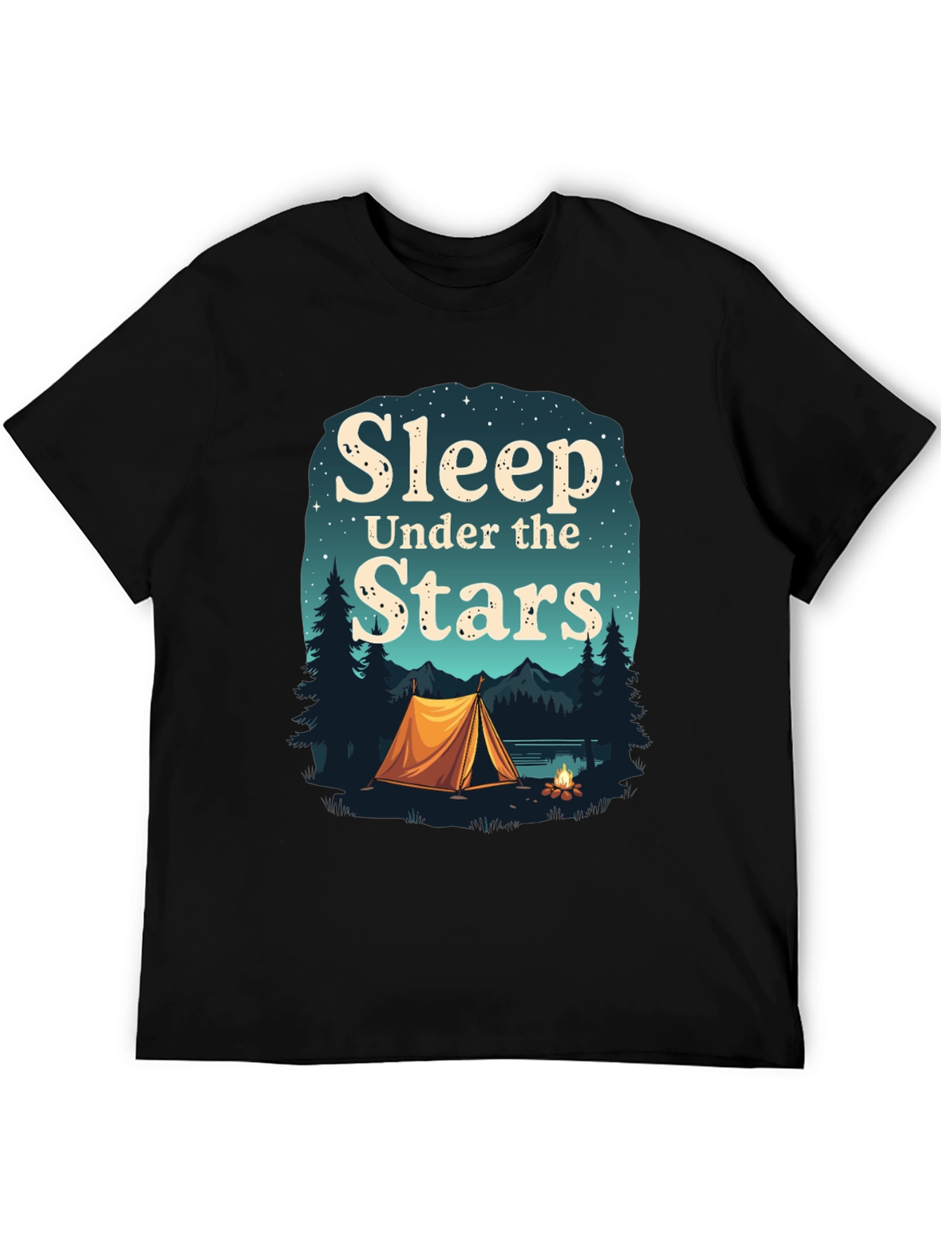 Sleep Under the Stars Graphic Tee Camping T-Shirt