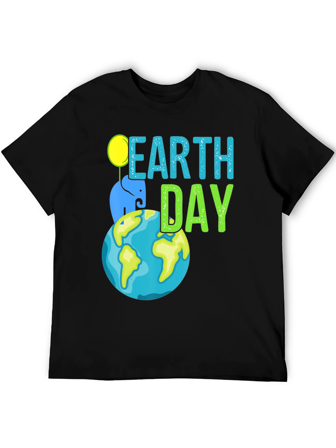 Earth Day Elephant Graphic T-Shirt