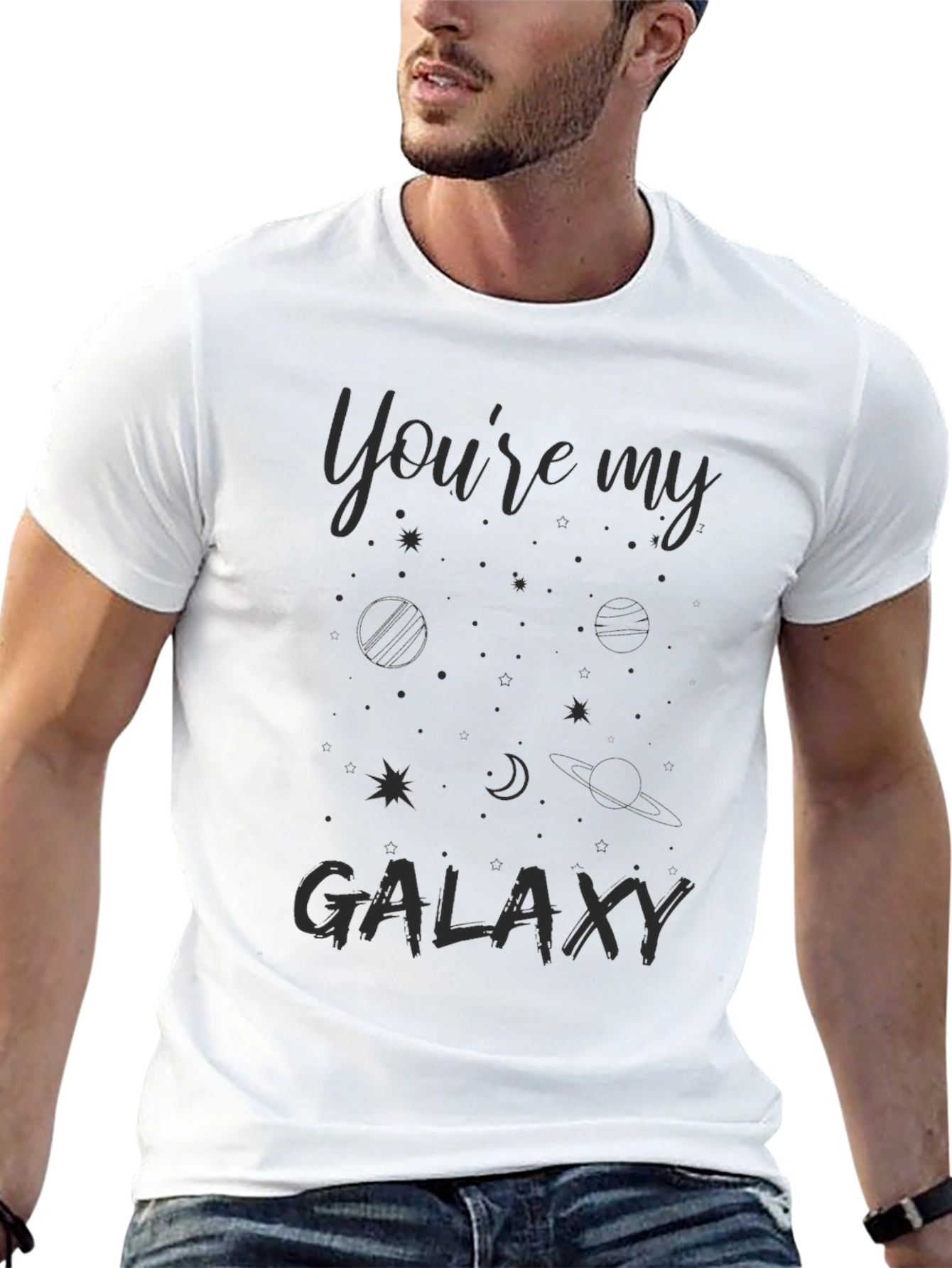 Youre My Galaxy Graphic Print Tee