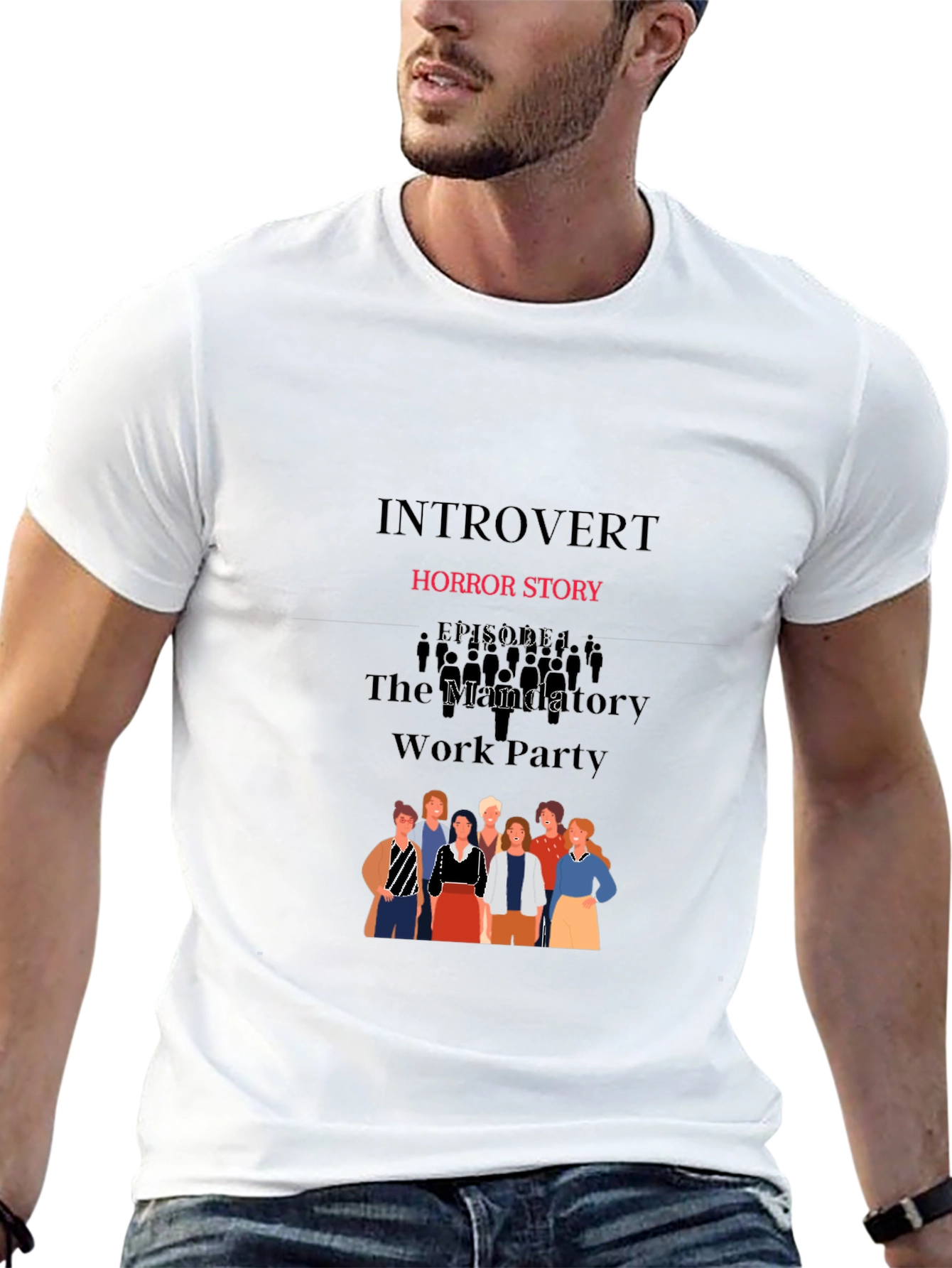 Introvert Horror Story Graphic Tee