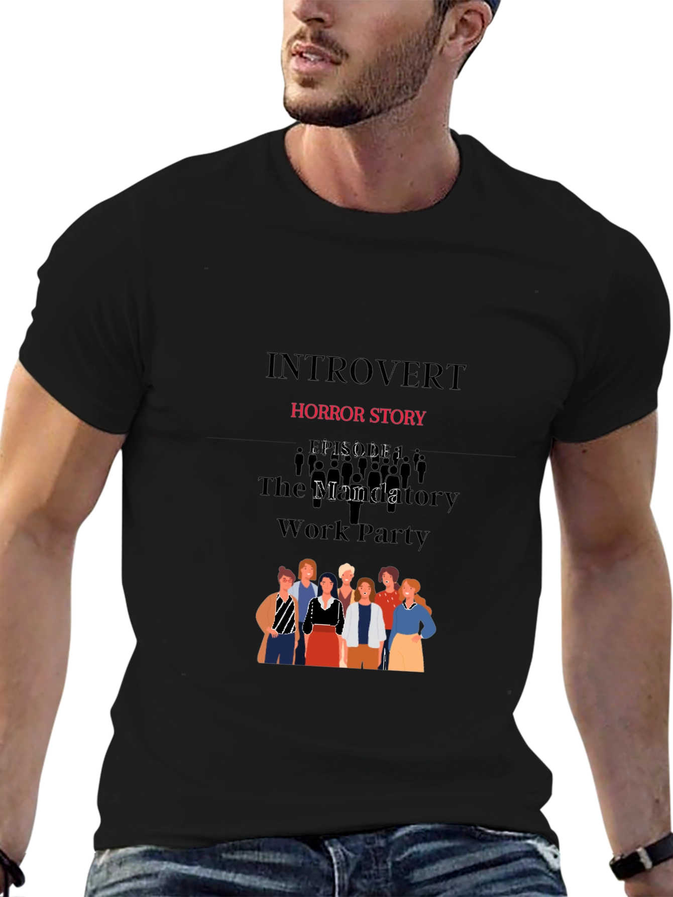 Introvert Horror Story Graphic Tee