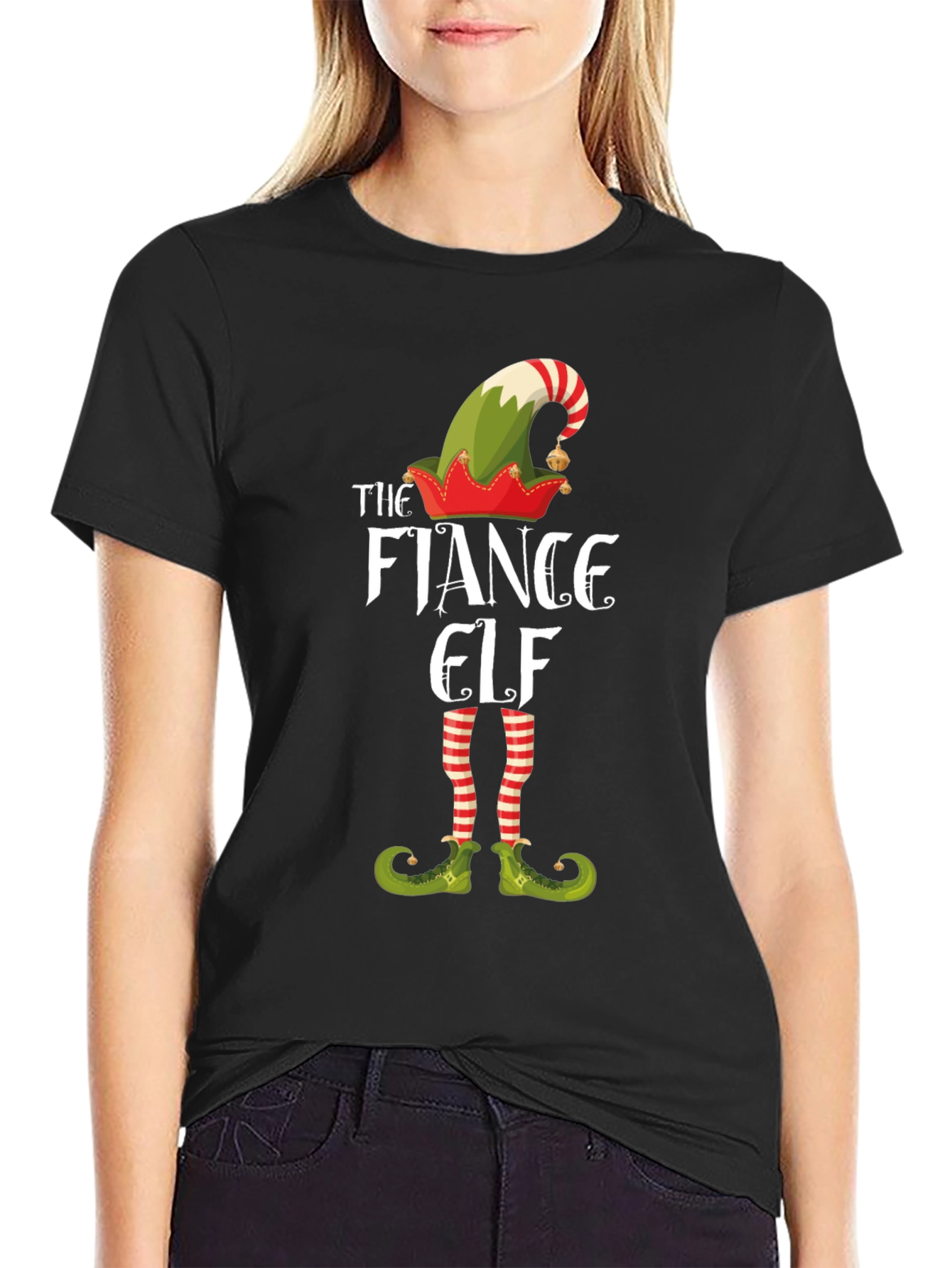 Fiance Elf Christmas T-Shirt