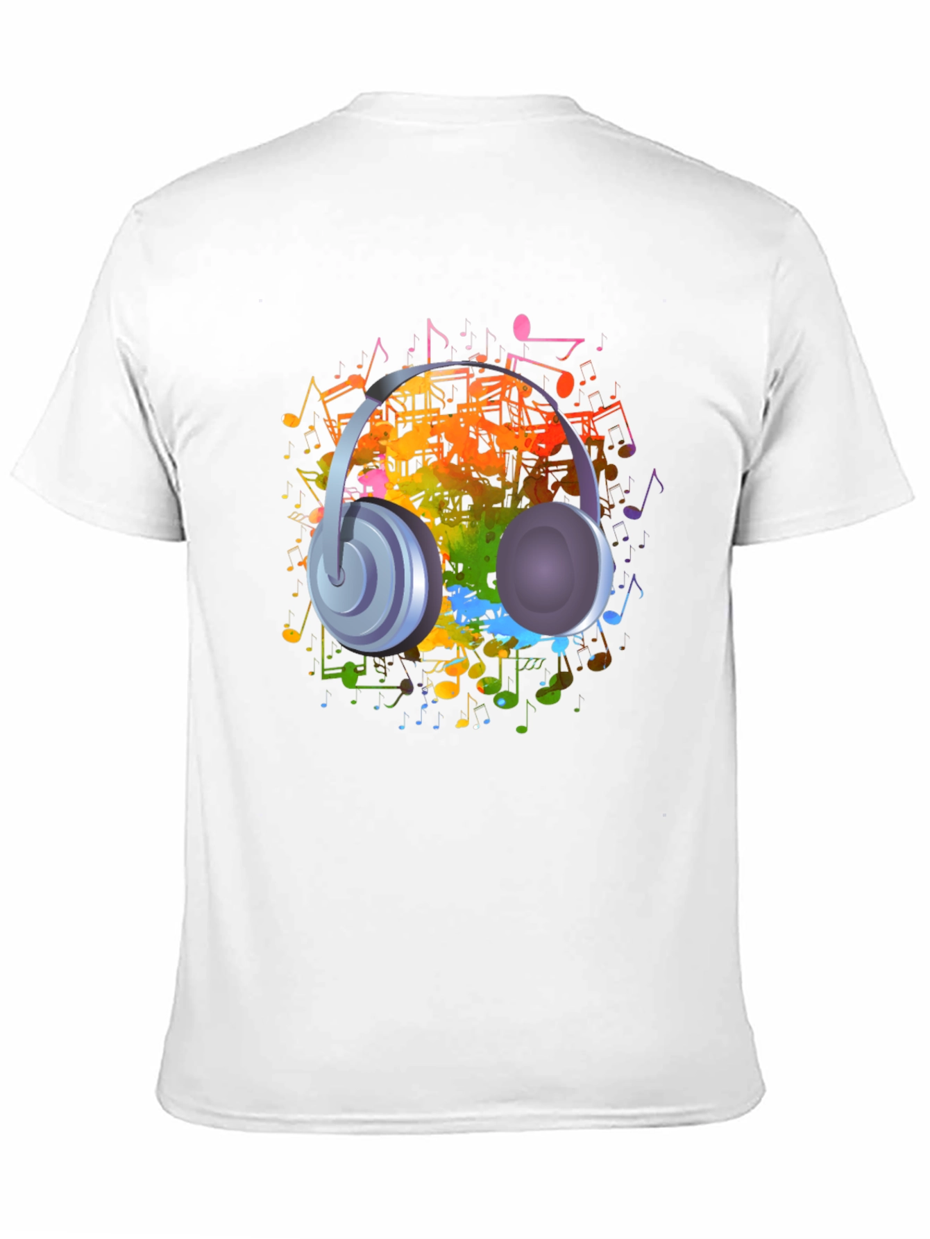 Musical Headphones Graphic T-Shirt