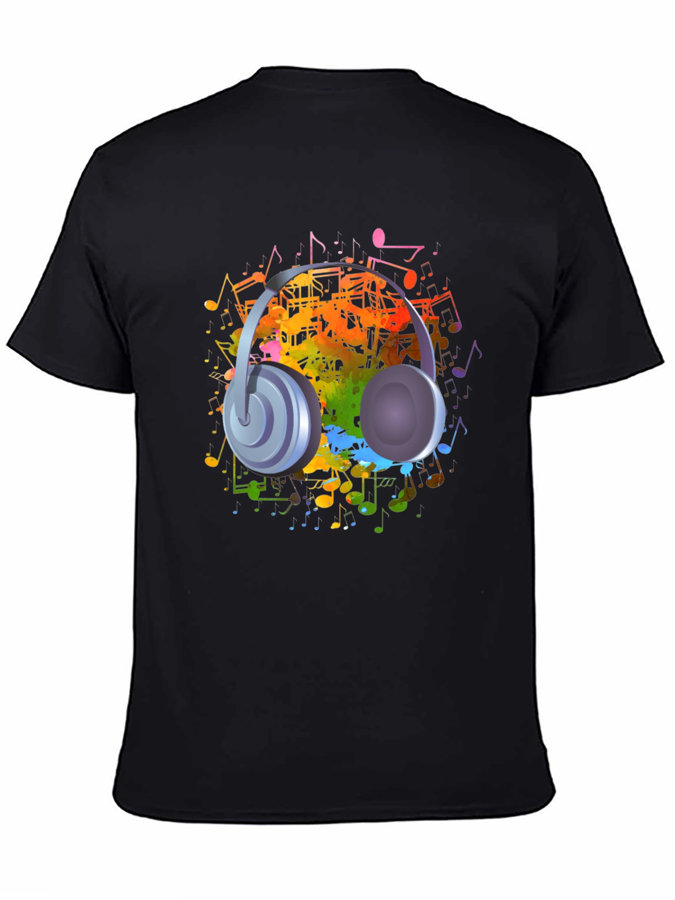 Musical Headphones Graphic T-Shirt
