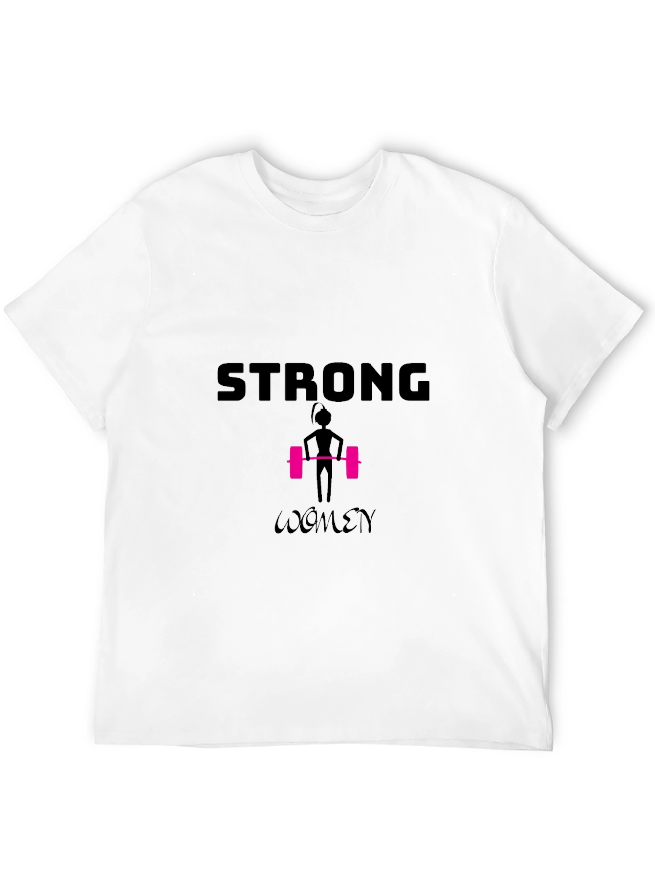 Strong Women Black Graphic Tee