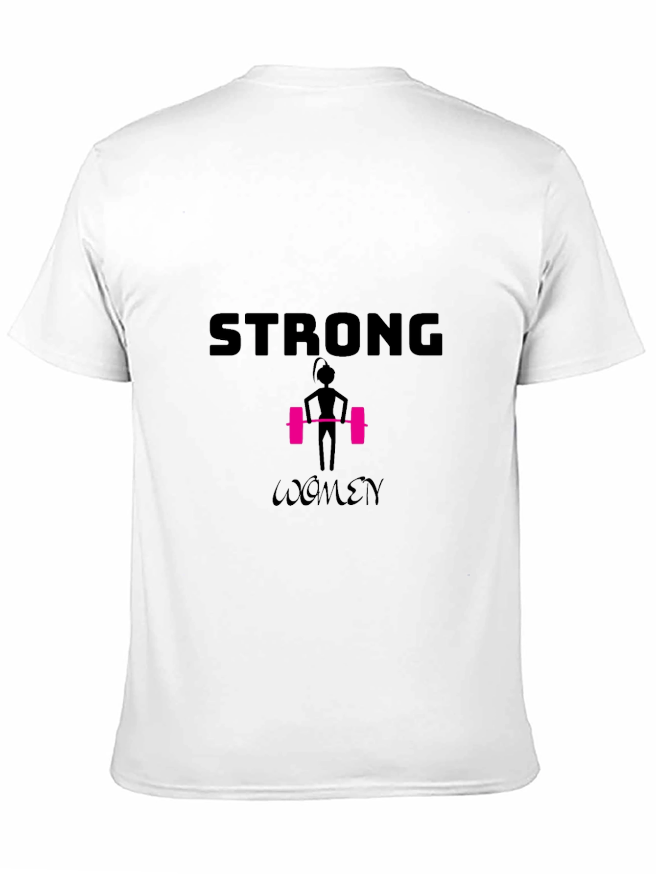 Strong Women Black Graphic Tee