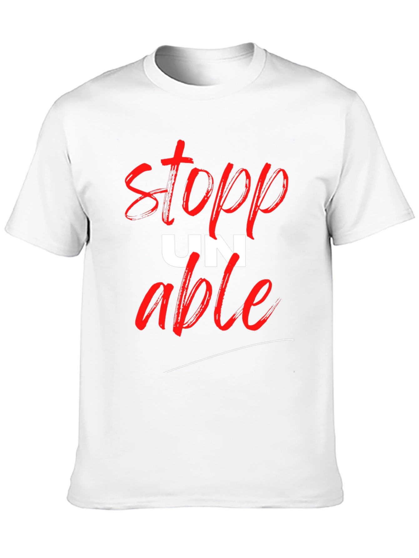 Unstoppable Graphic T-Shirt - Black Cotton Tee