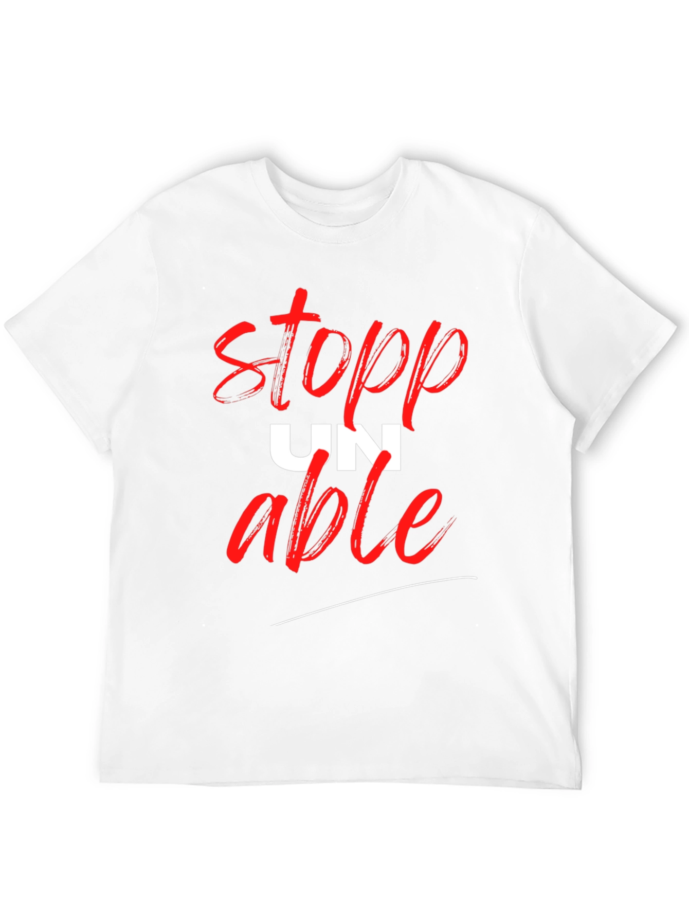 Unstoppable Graphic T-Shirt - Black Cotton Tee