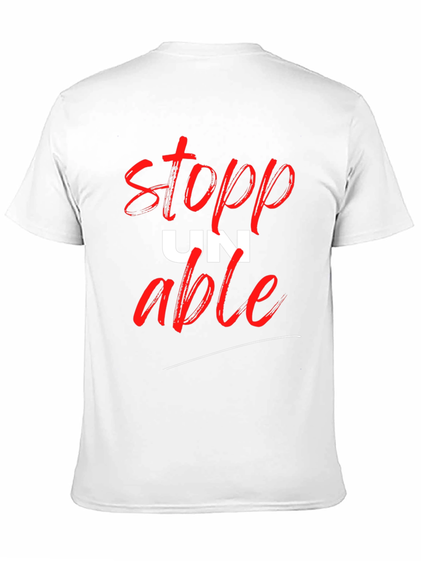 Unstoppable Graphic T-Shirt - Black Cotton Tee