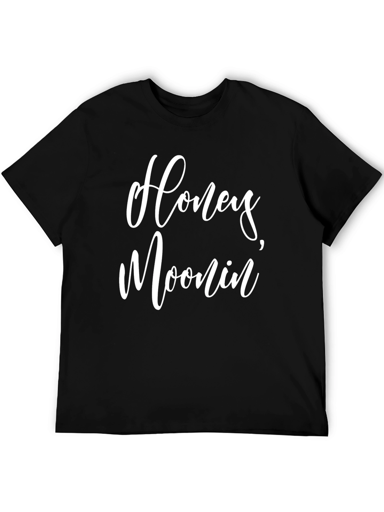 Honeymoonin Graphic Tee - Casual Crew Neck T-Shirt