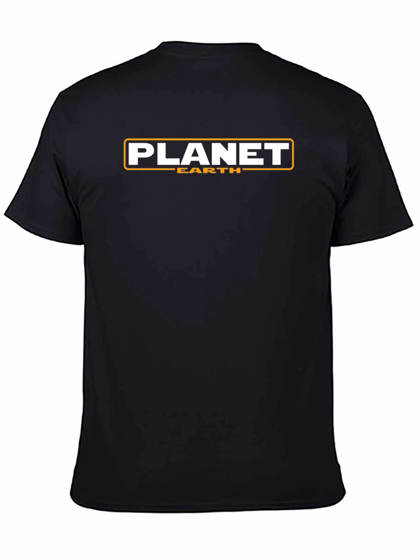 Planet Earth Graphic Tee - Bold Black T-Shirt