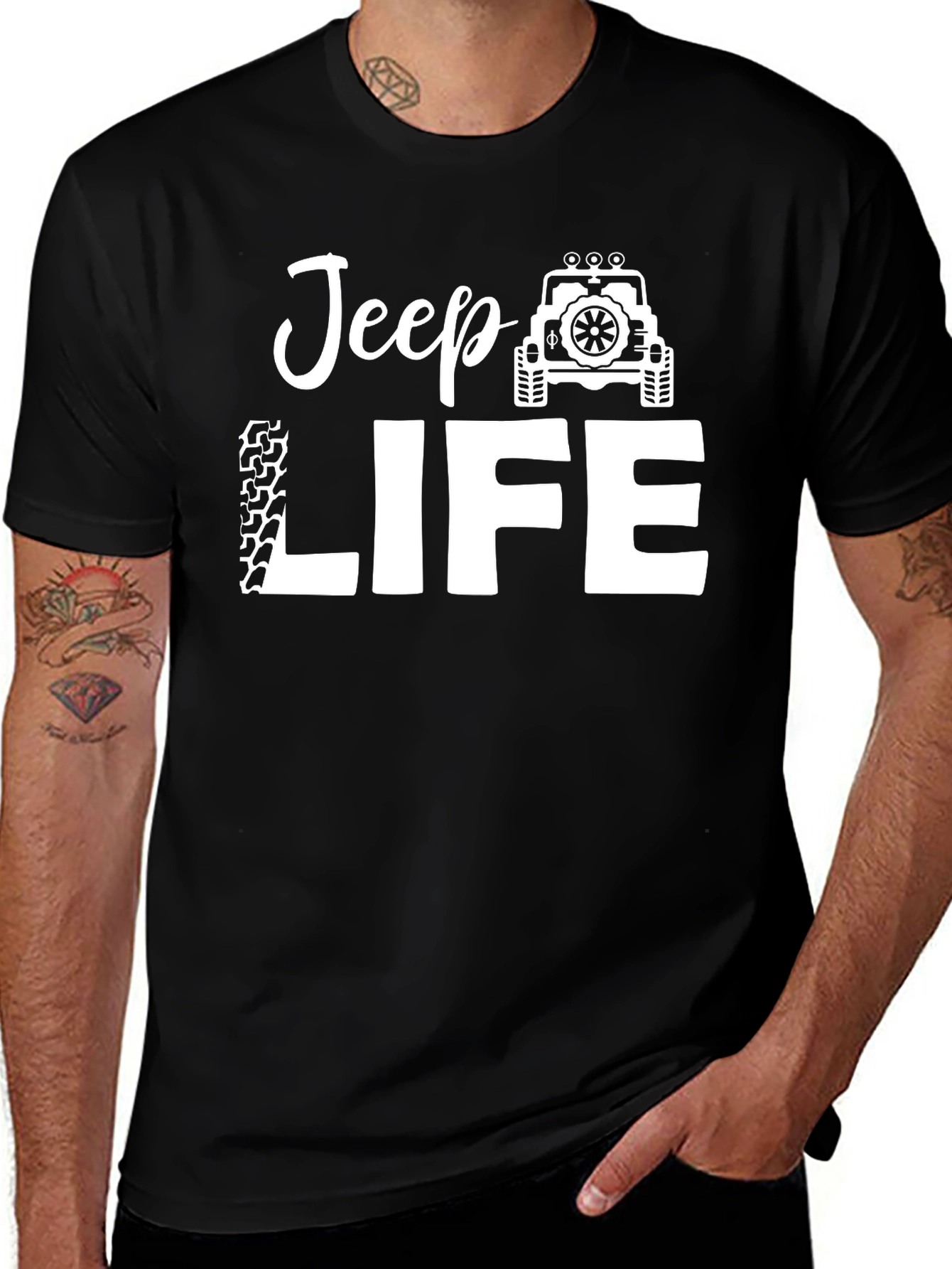 Jeep Life Graphic Tee - Black
