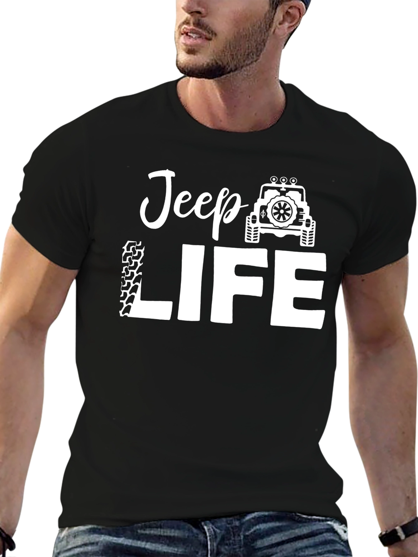 Jeep Life Graphic Tee - Black