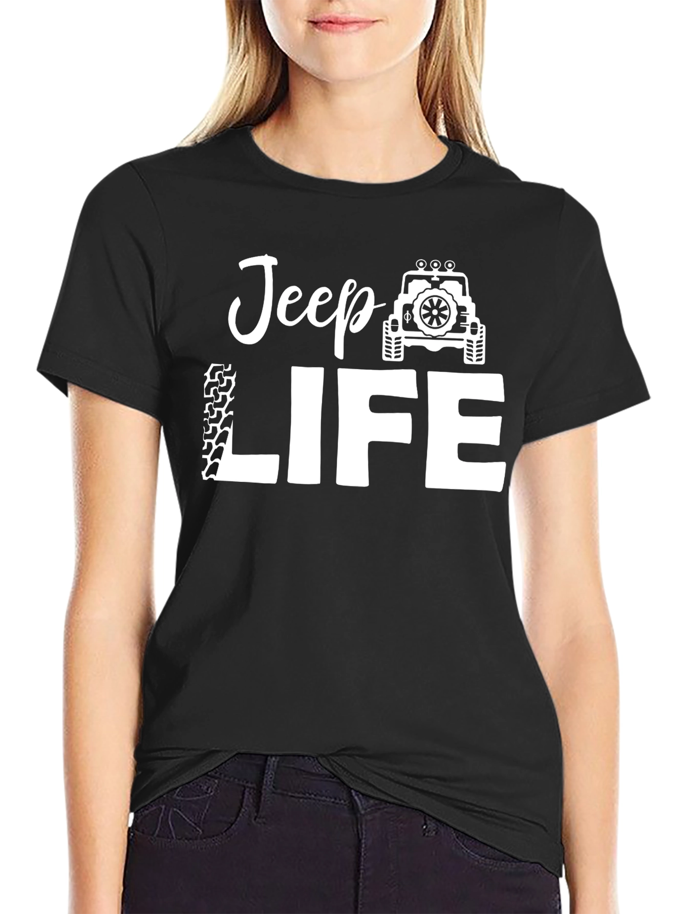 Jeep Life Graphic Tee - Black