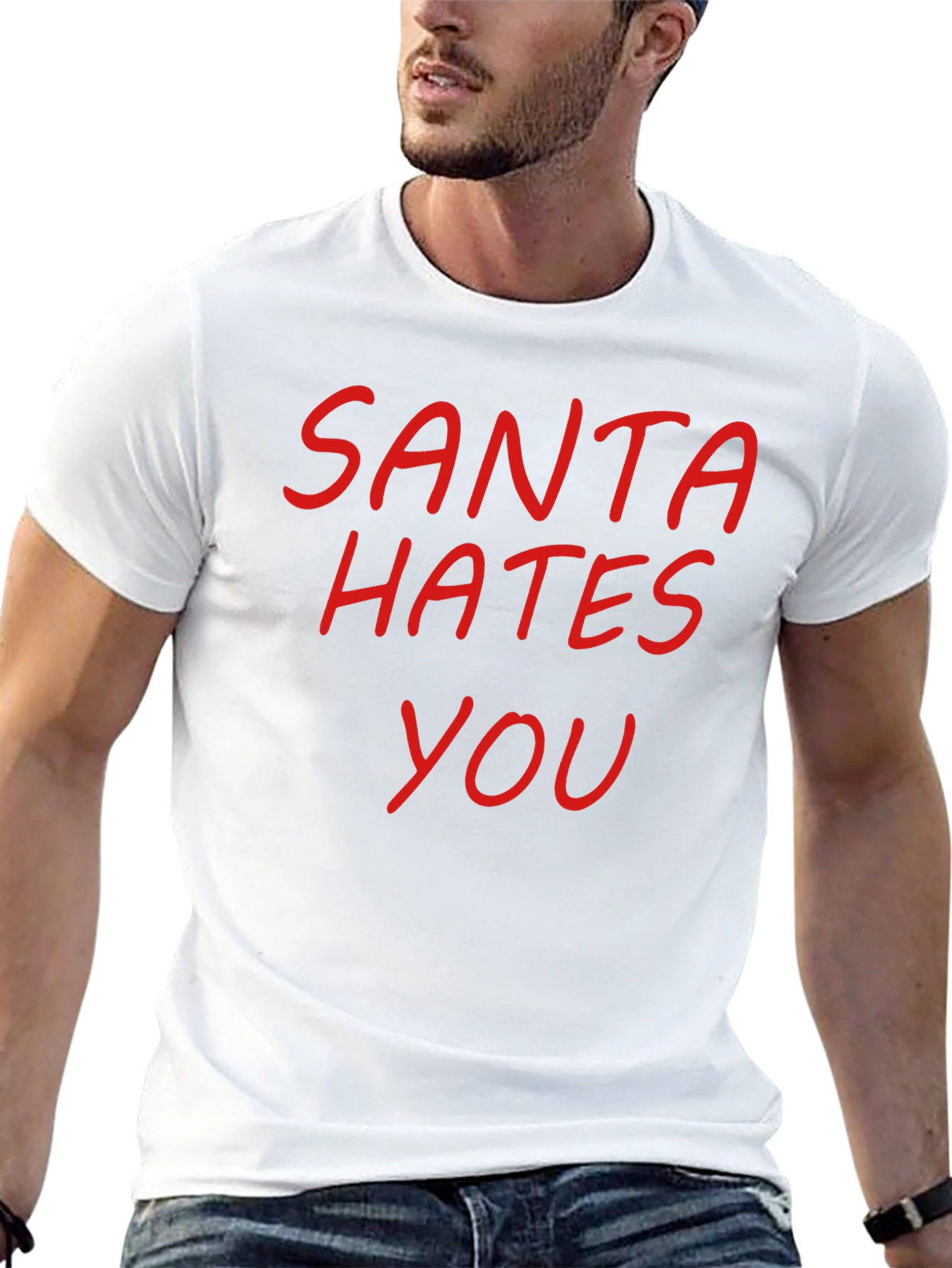 Santa Hates You Graphic T-Shirt