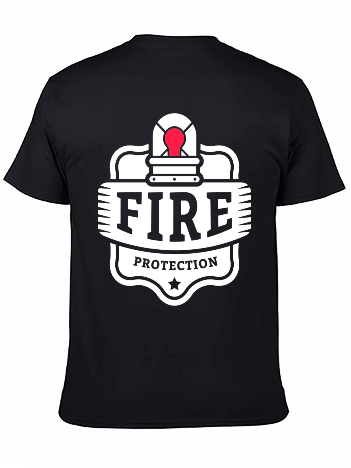 Fire Protection Black T-Shirt