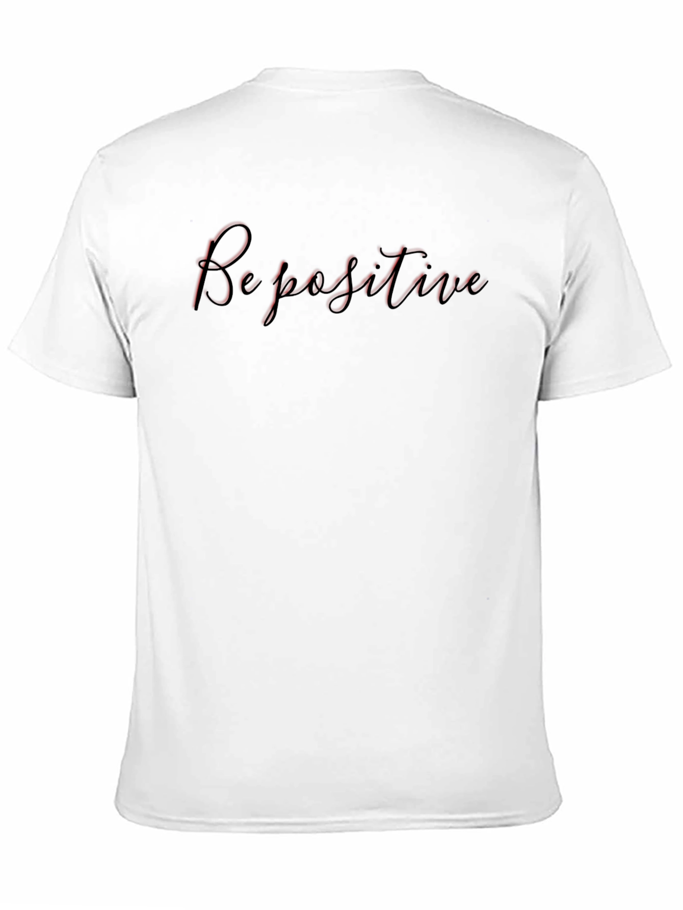 Be Positive Black T-Shirt - Casual Wear