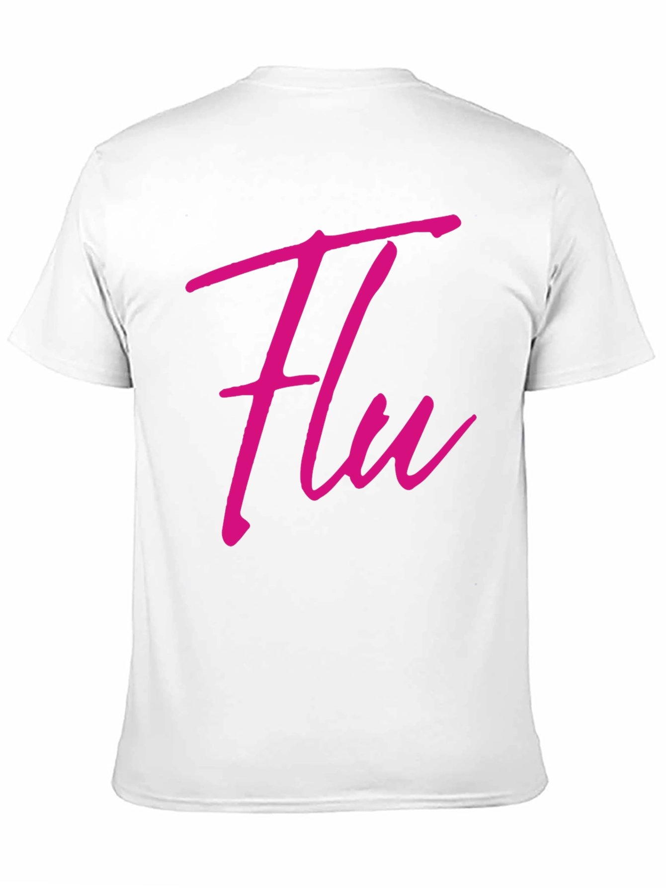 Flu Graphic Tee - Trendy Casual Black T-Shirt
