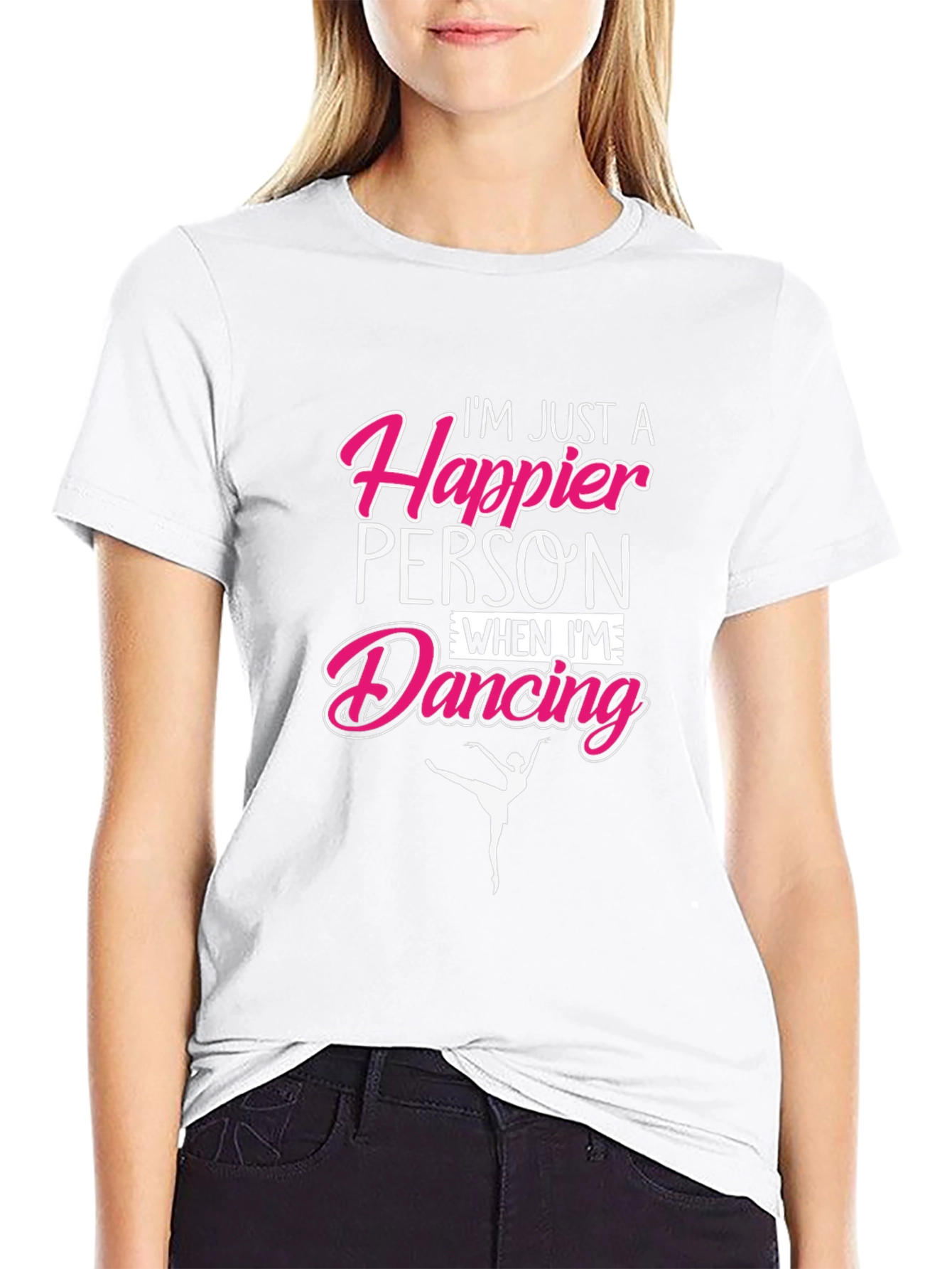 Happier When Dancing Graphic Tee