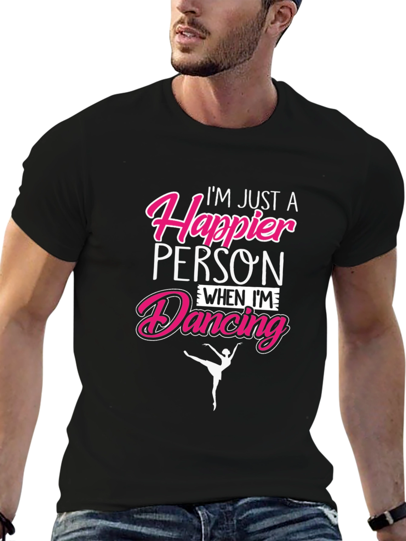 Happier When Dancing Graphic Tee